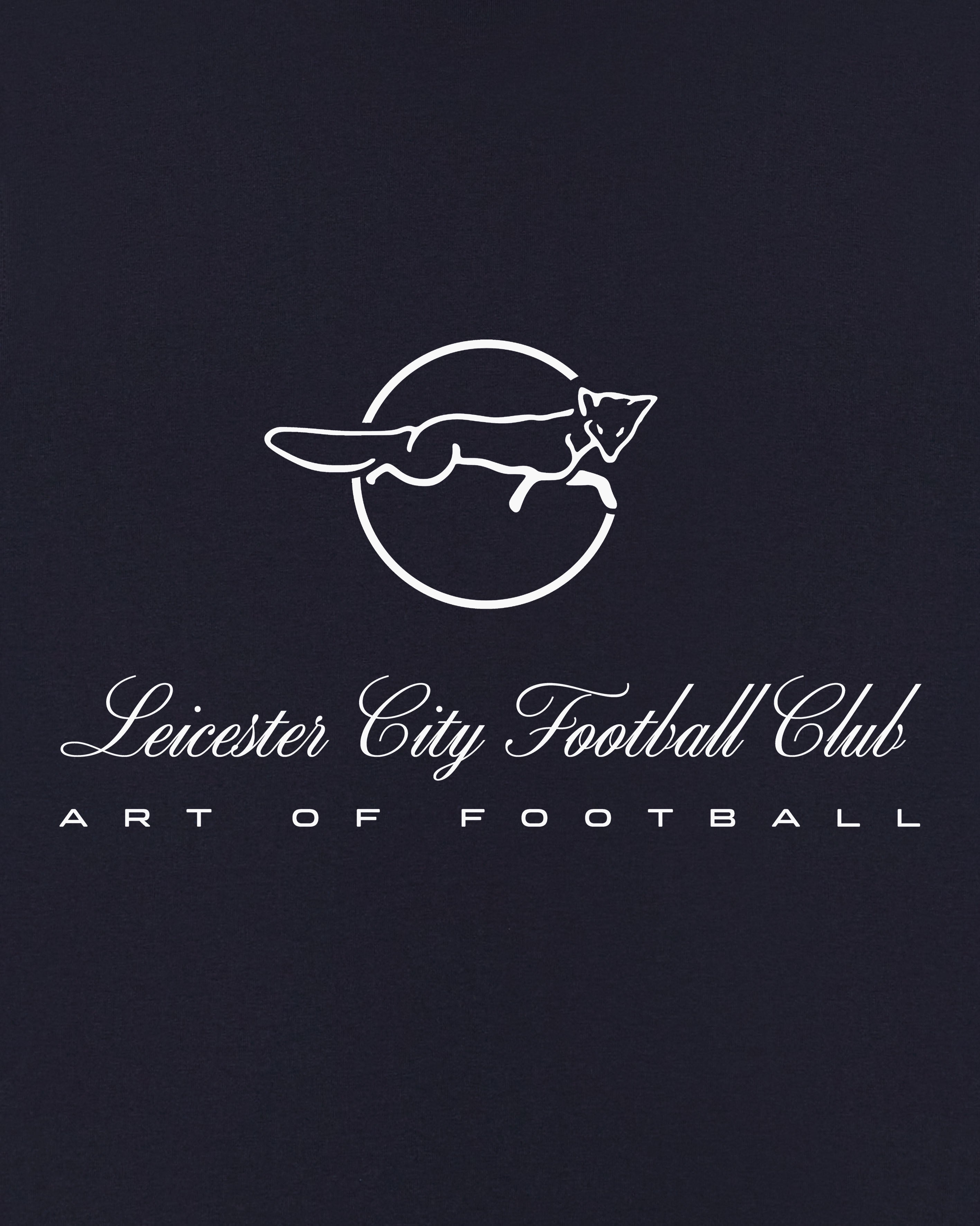 ART OF x Leicester Heritage Tee | LCFC Navy Graphic Football T-shirt