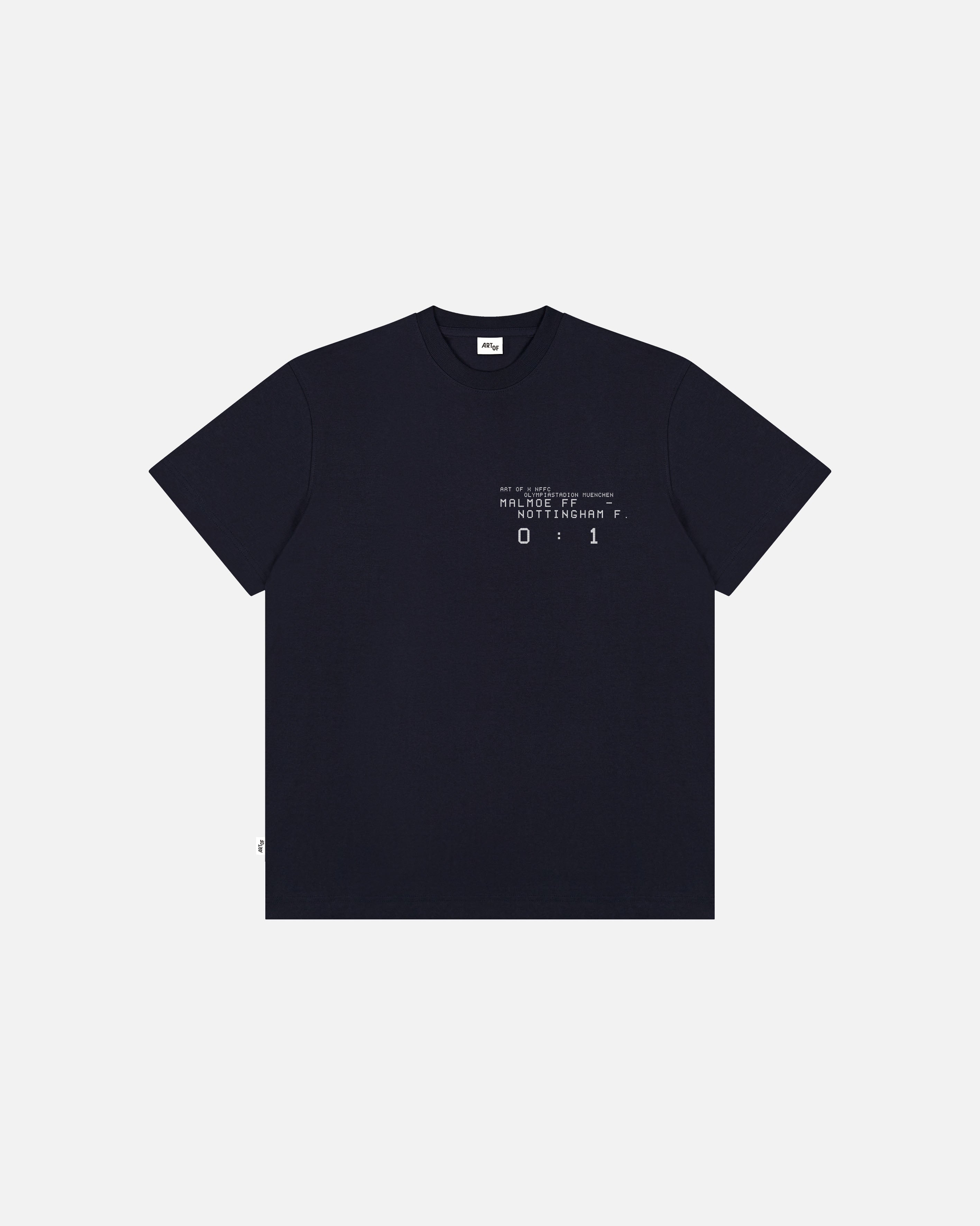 ART OF x Forest Munich 1979 Tee | Navy Graphic Football T-shirt