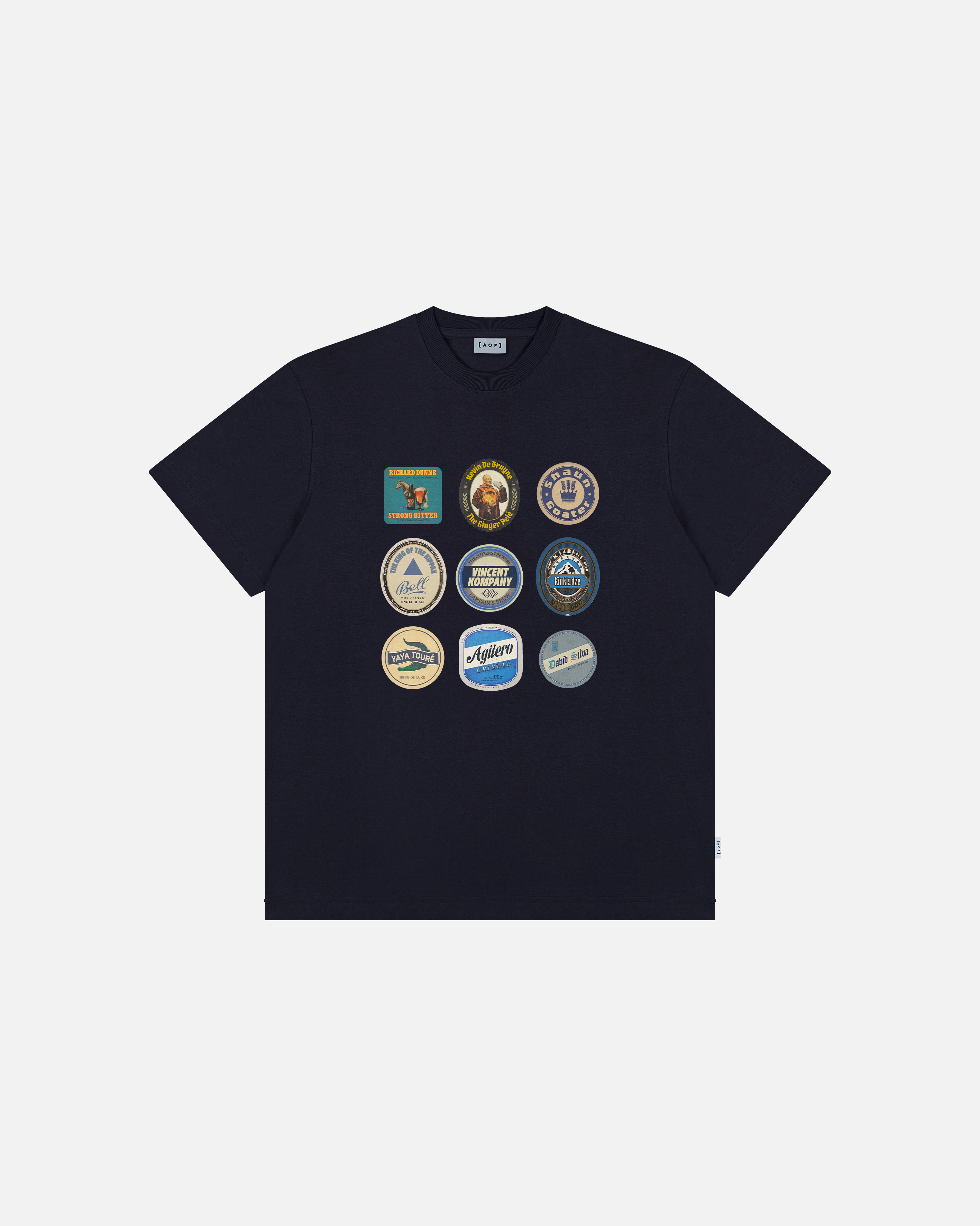 ART OF The Citizens Brewery Tee | MCFC Navy Graphic Football T-shirt