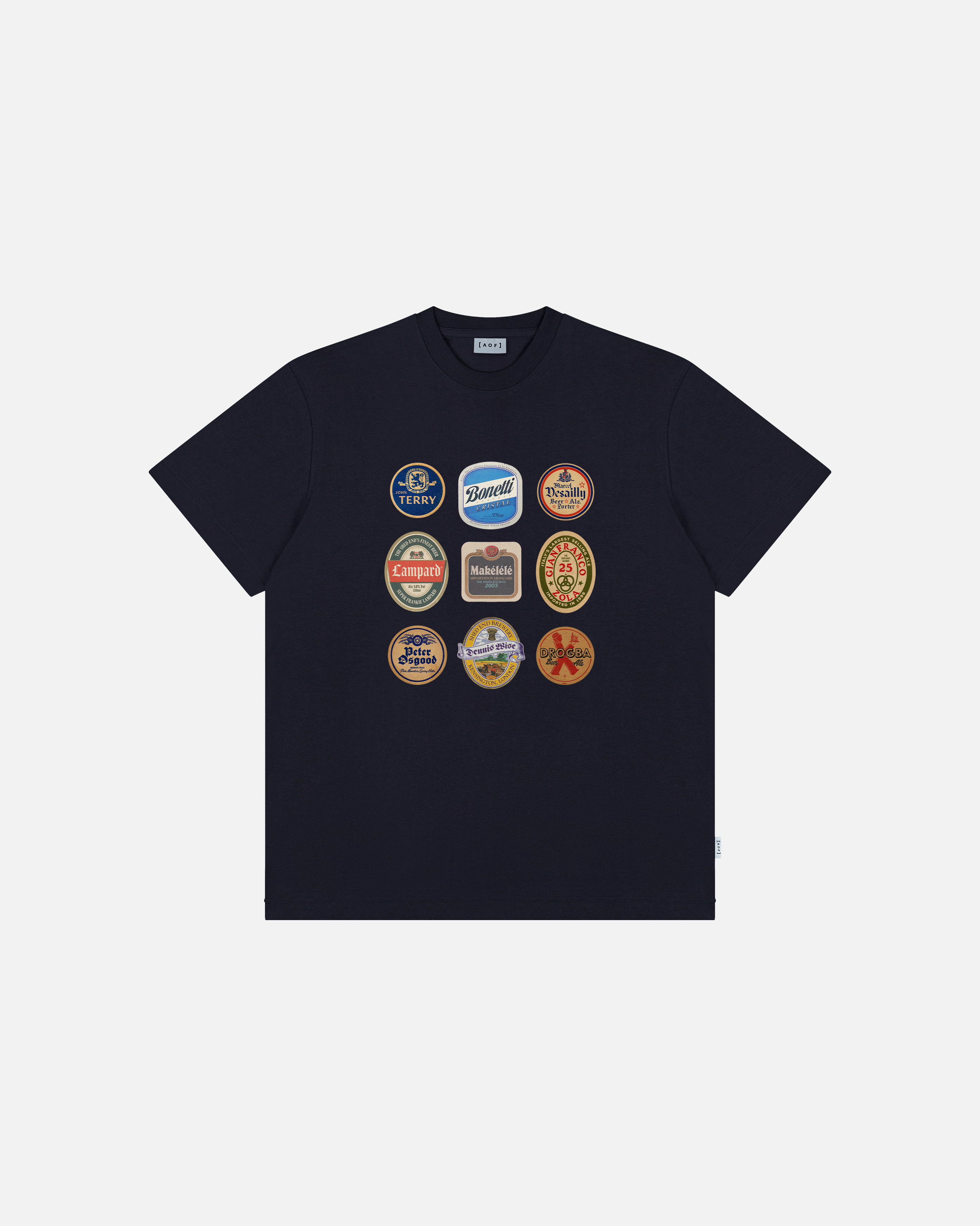 ART OF Brewed At The Bridge Tee | CFC Navy Graphic Football T-shirt