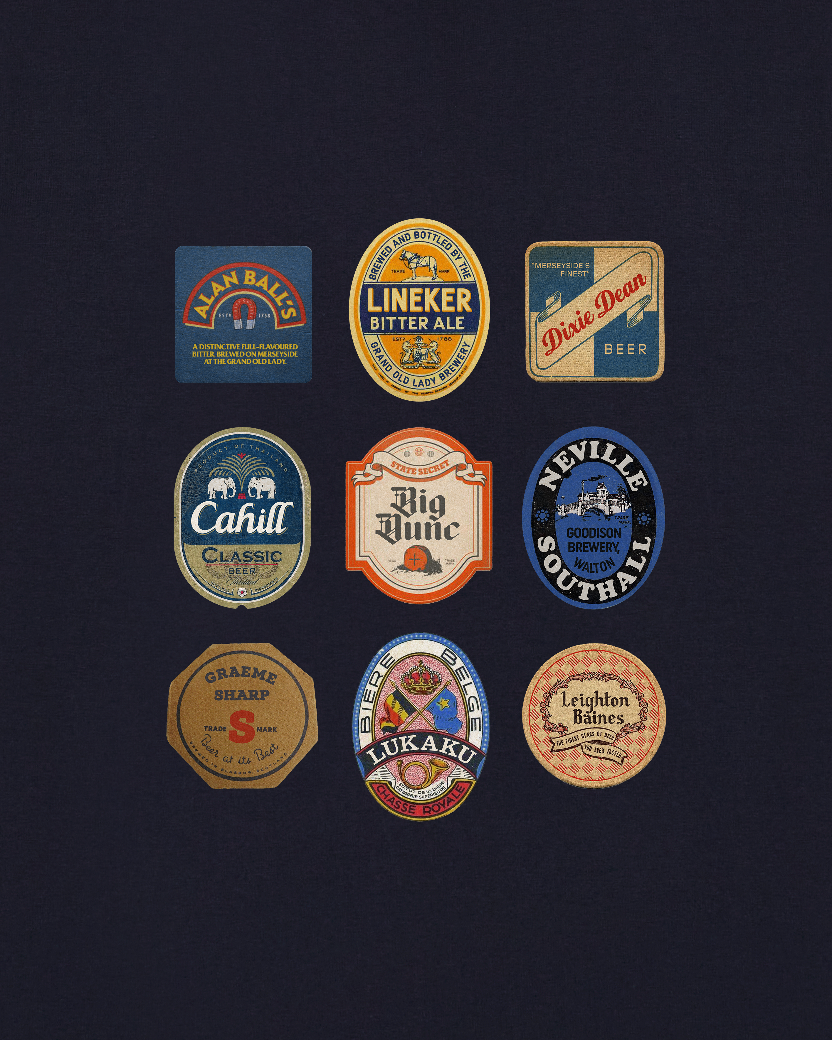 ART OF Everton The Grand Old Lady Brewery Tee | Navy Football T-shirt