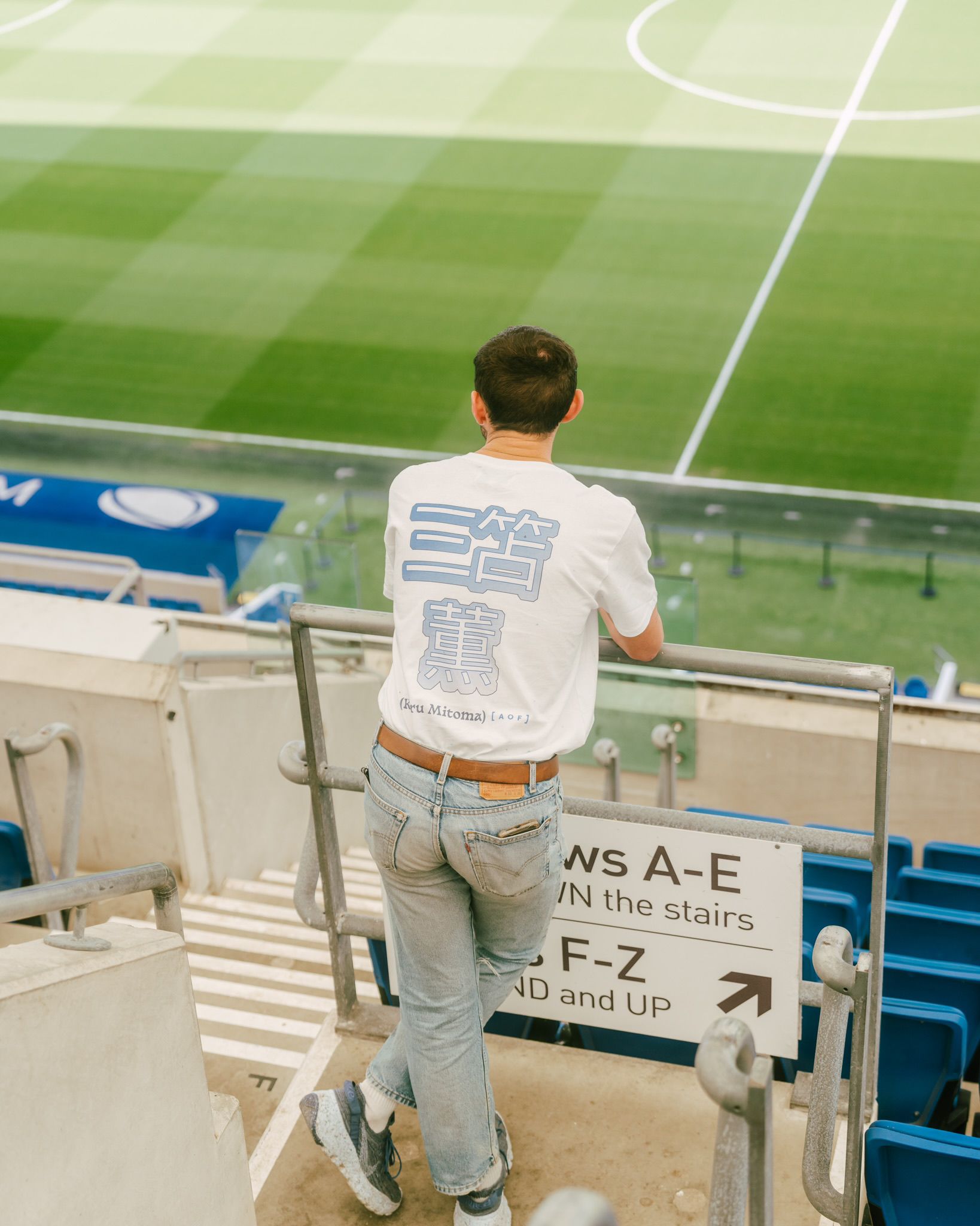 ART OF x Brighton Kaoru Mitoma | BHAFC White Graphic Football T-shirt