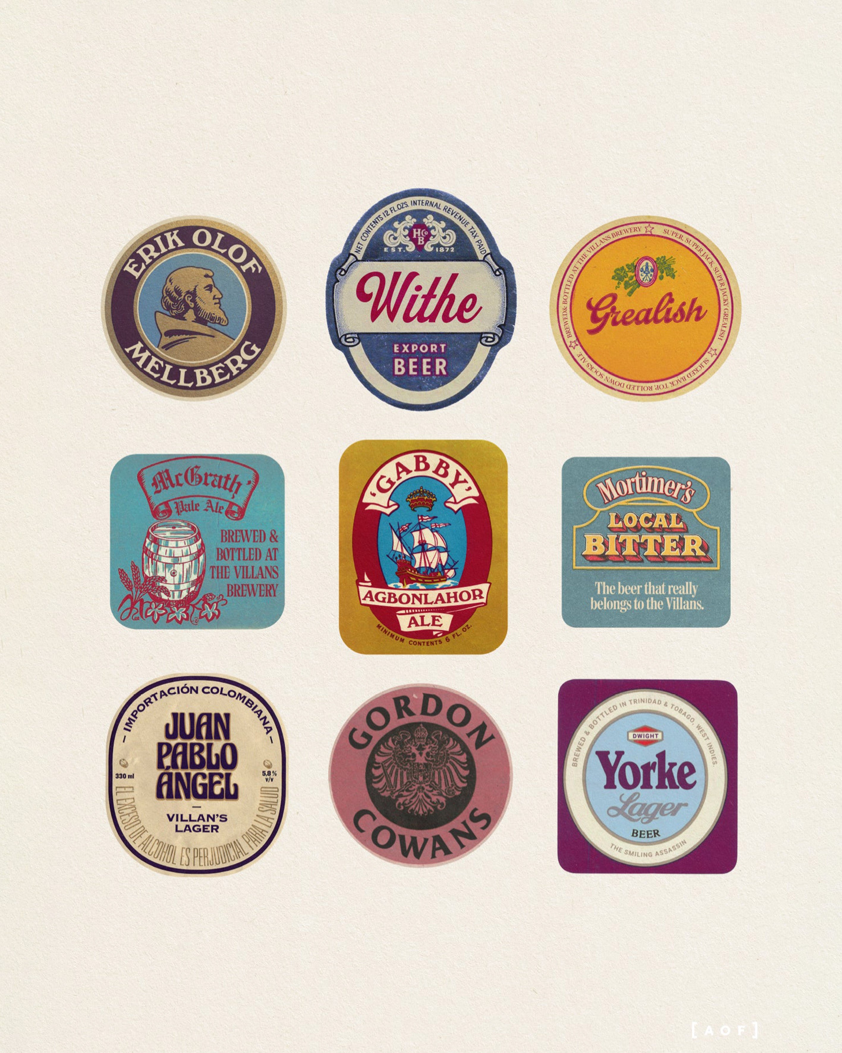 ART OF The Villans Brewery Framed Print | AVFC Football Wall Art