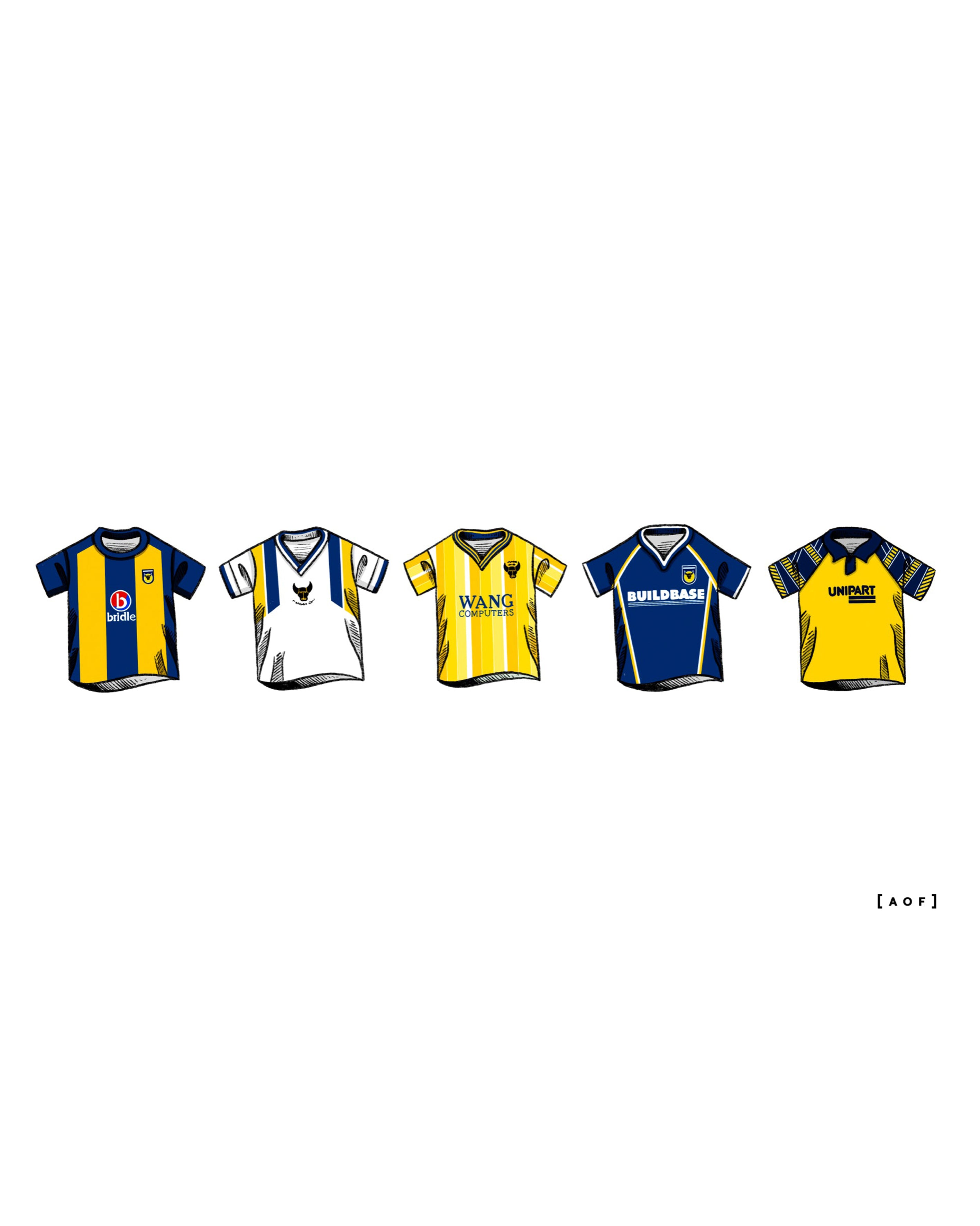 ART OF x Oxford Classics Framed Print | OUFC Football Wall Art