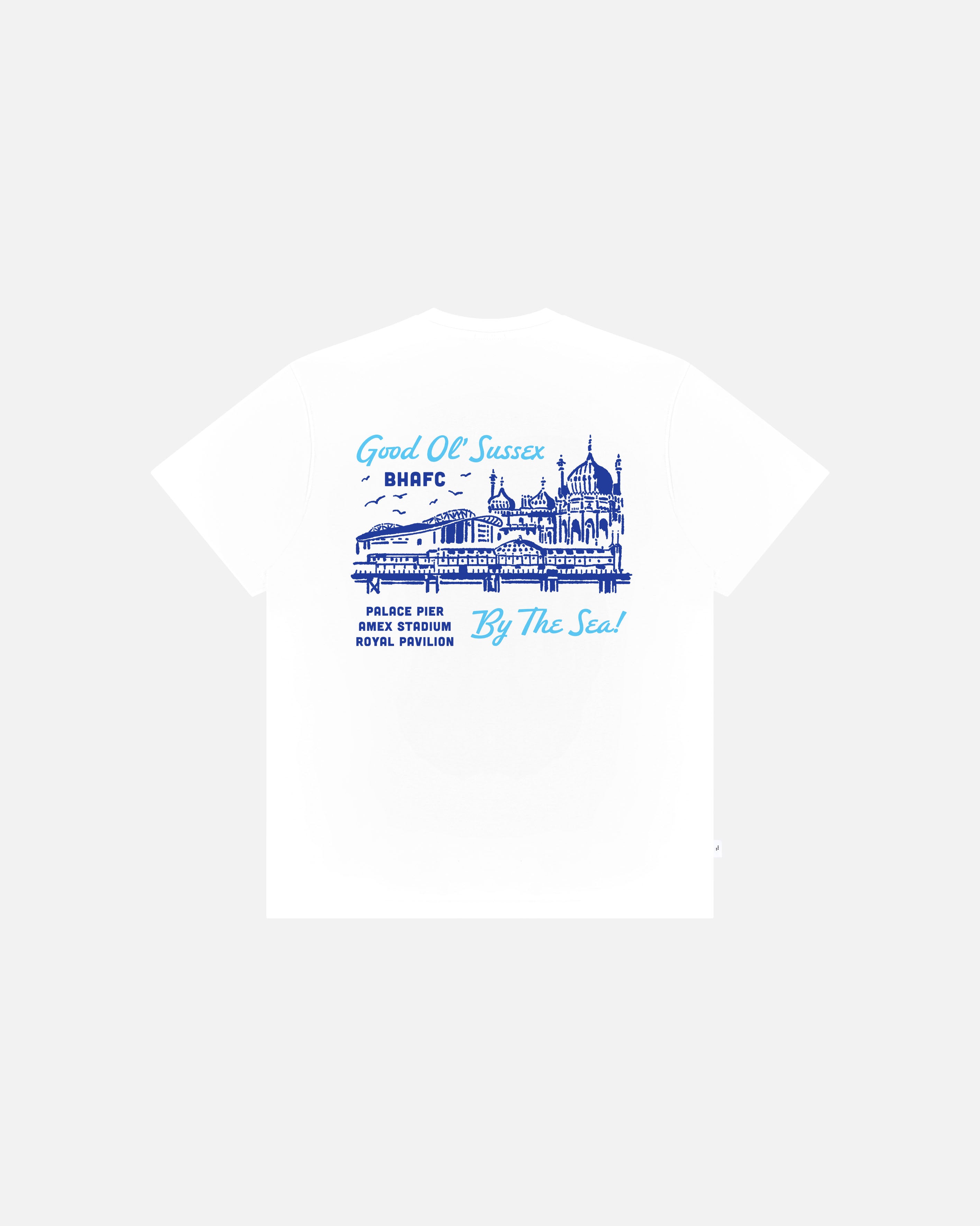ART OF x Brighton Sussex By The Sea Tee | BHAFC White Football T-shirt