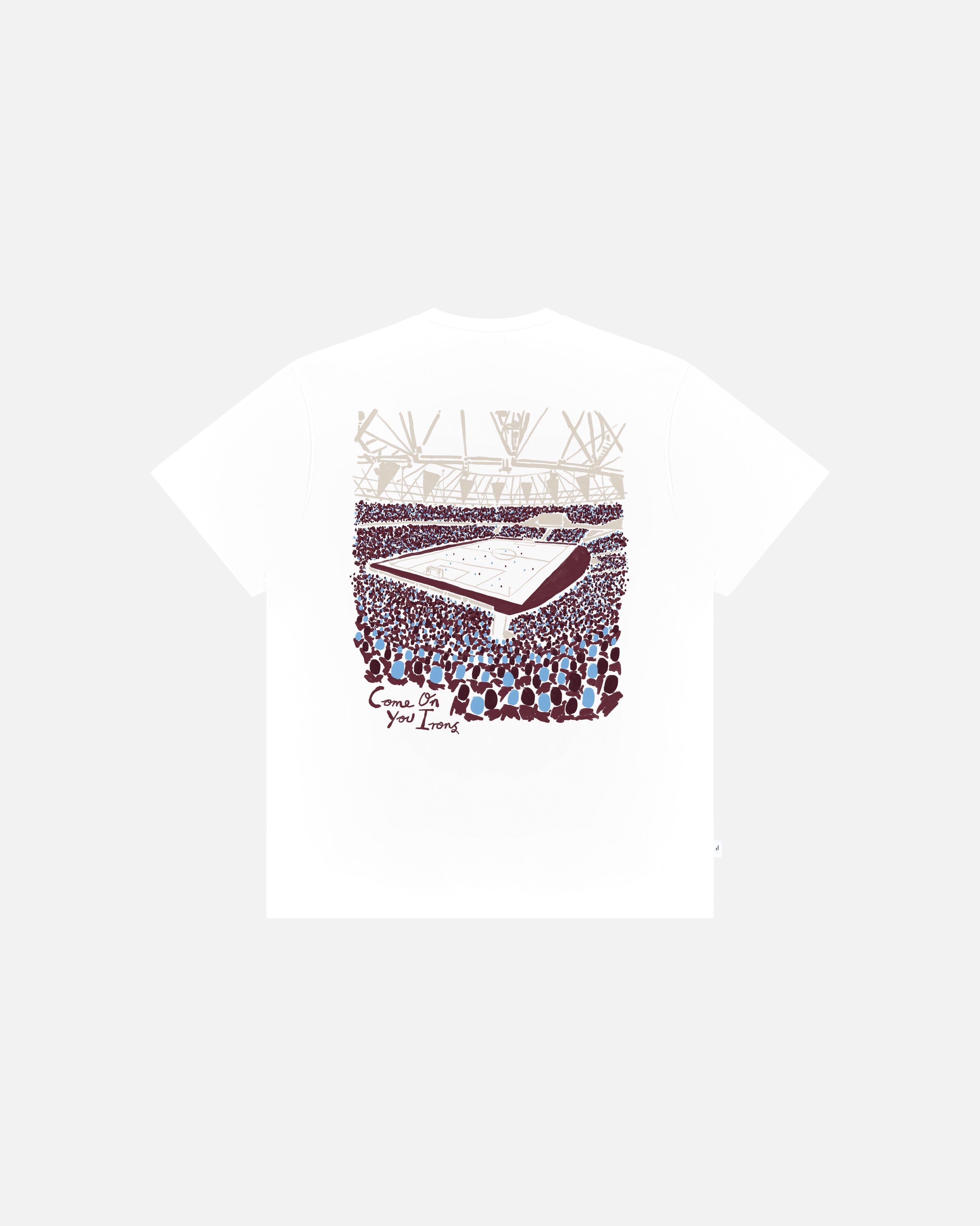 ART OF x West Ham 12th Man Tee | WHUFC White Graphic Football T-shirt