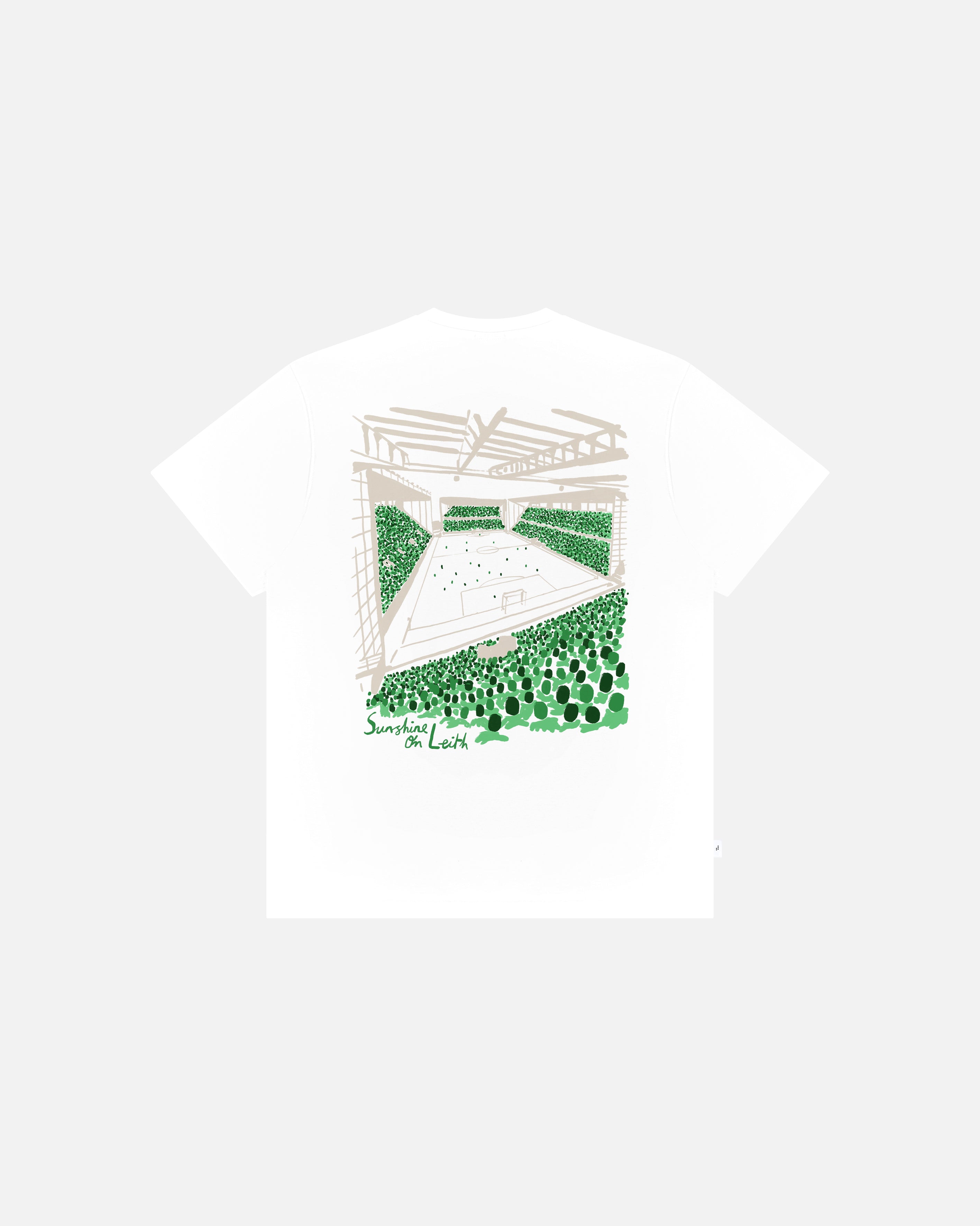 ART OF x Hibernian 12th Man Tee | HFC White Graphic Football T-shirt