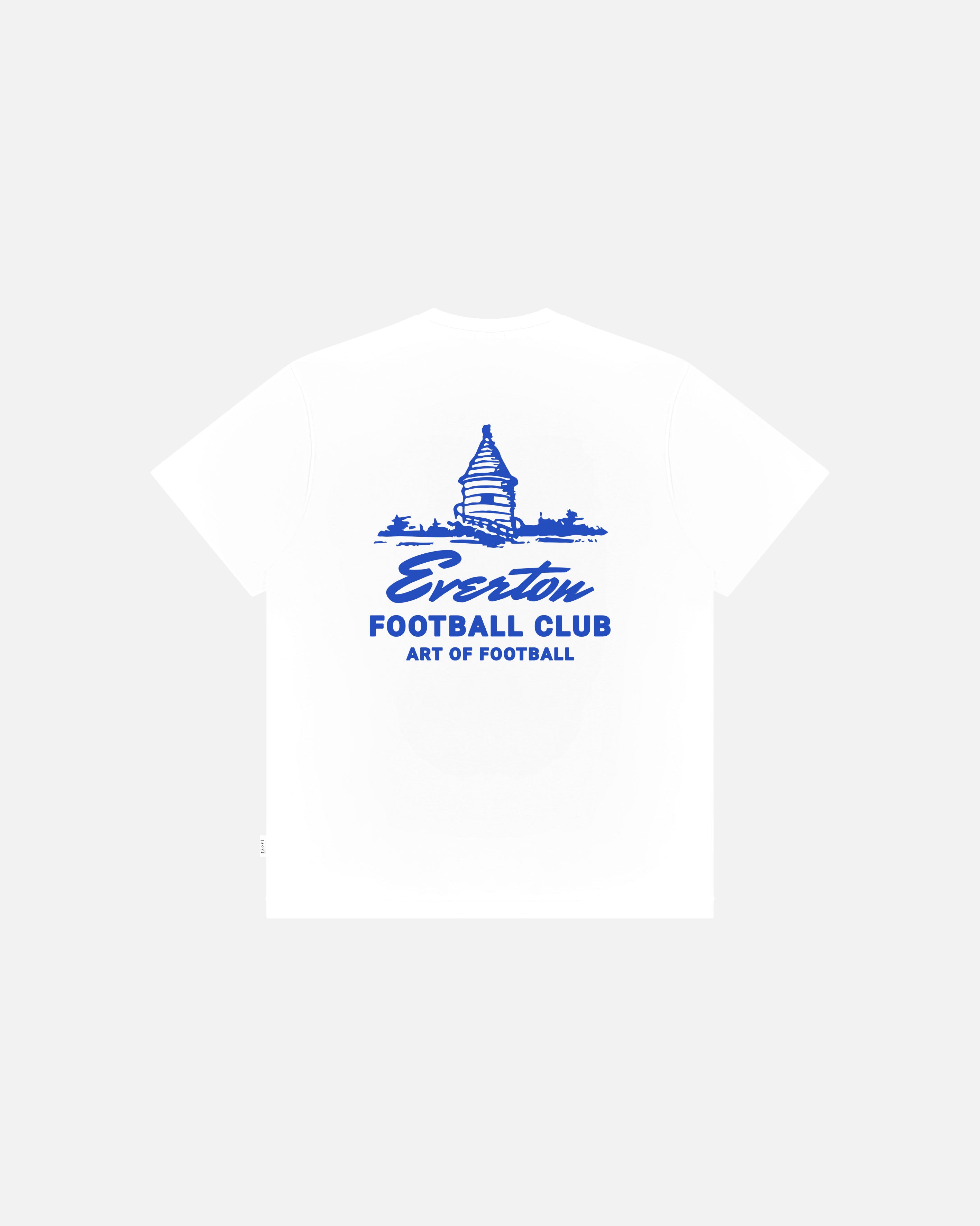 ART OF x Everton Tower Tee | EFC White Graphic Football T-shirt