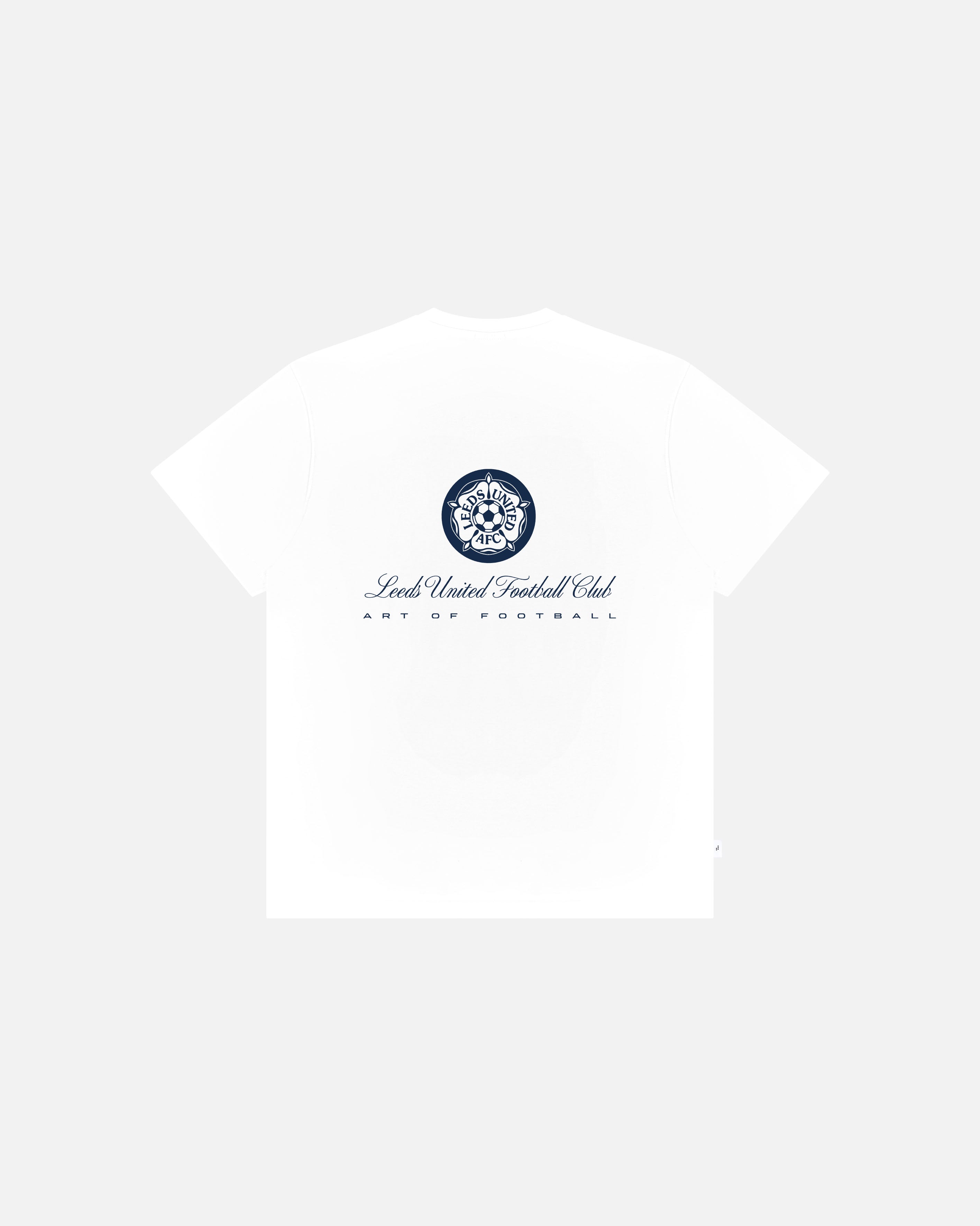 ART OF x Leeds Heritage Tee | LUFC White Graphic Football T-shirt
