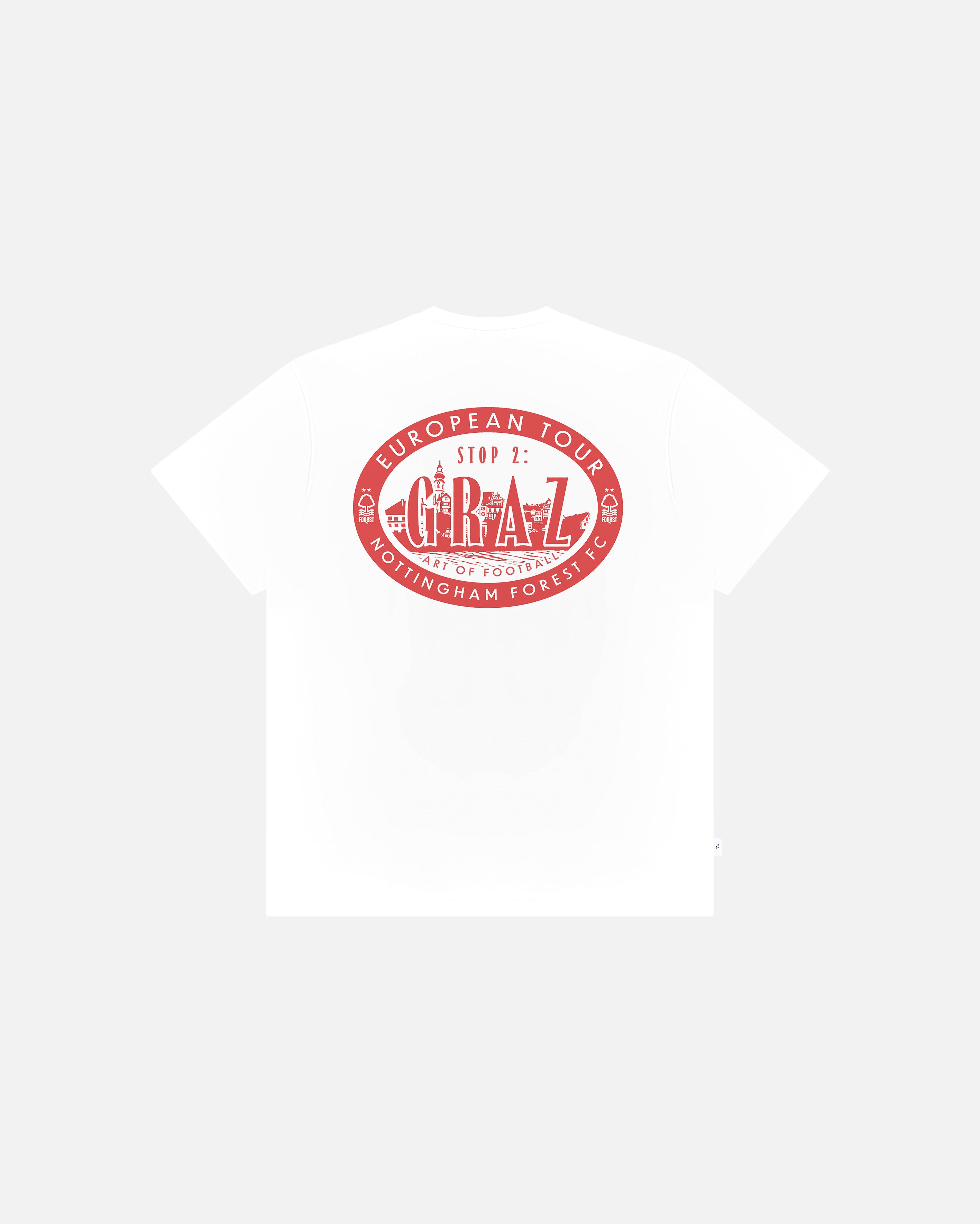 ART OF x Forest In Graz Tee | NFFC White Graphic Football T-shirt