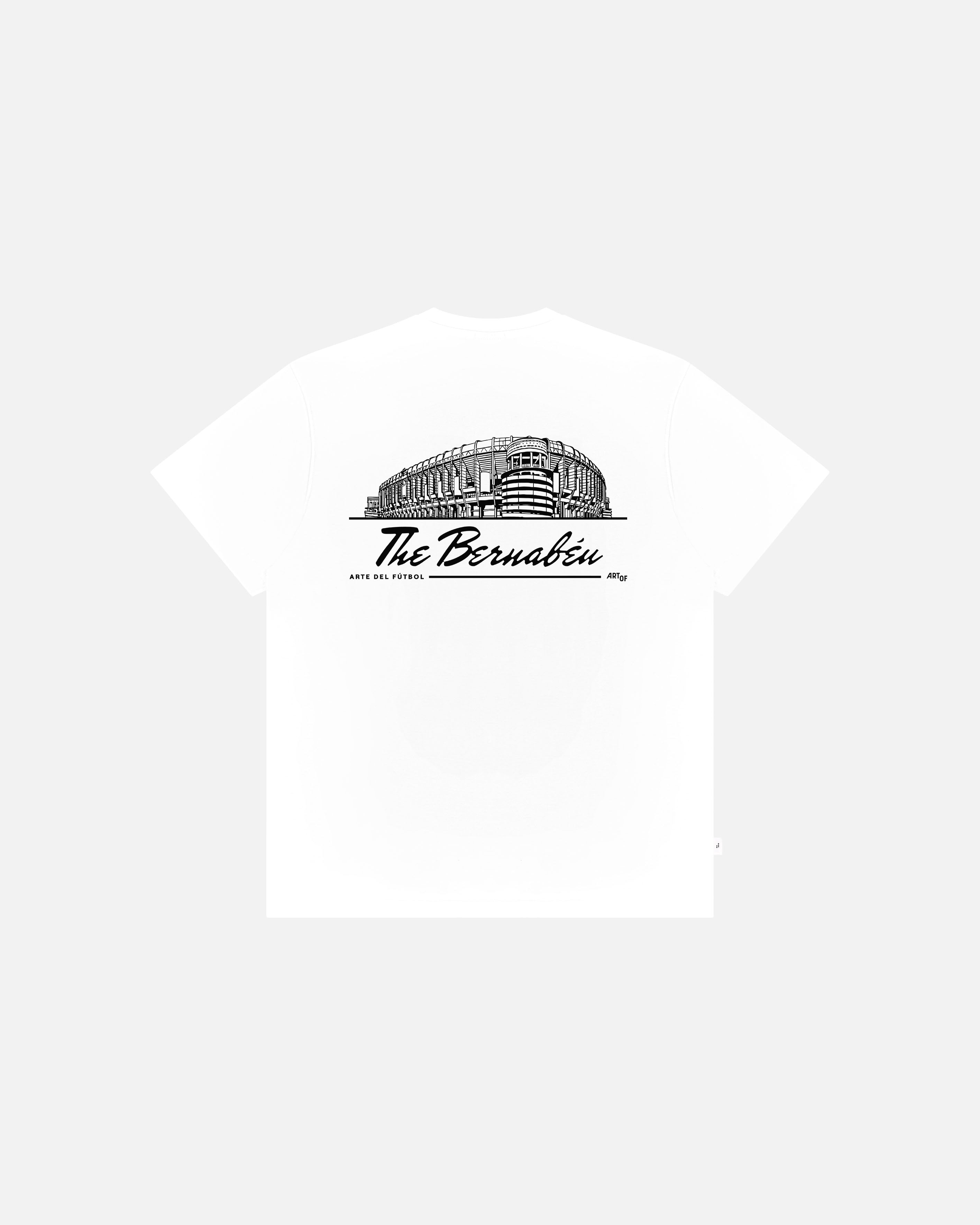 ART OF The Bernabéu Tee | RMCF White Graphic Football T-shirt