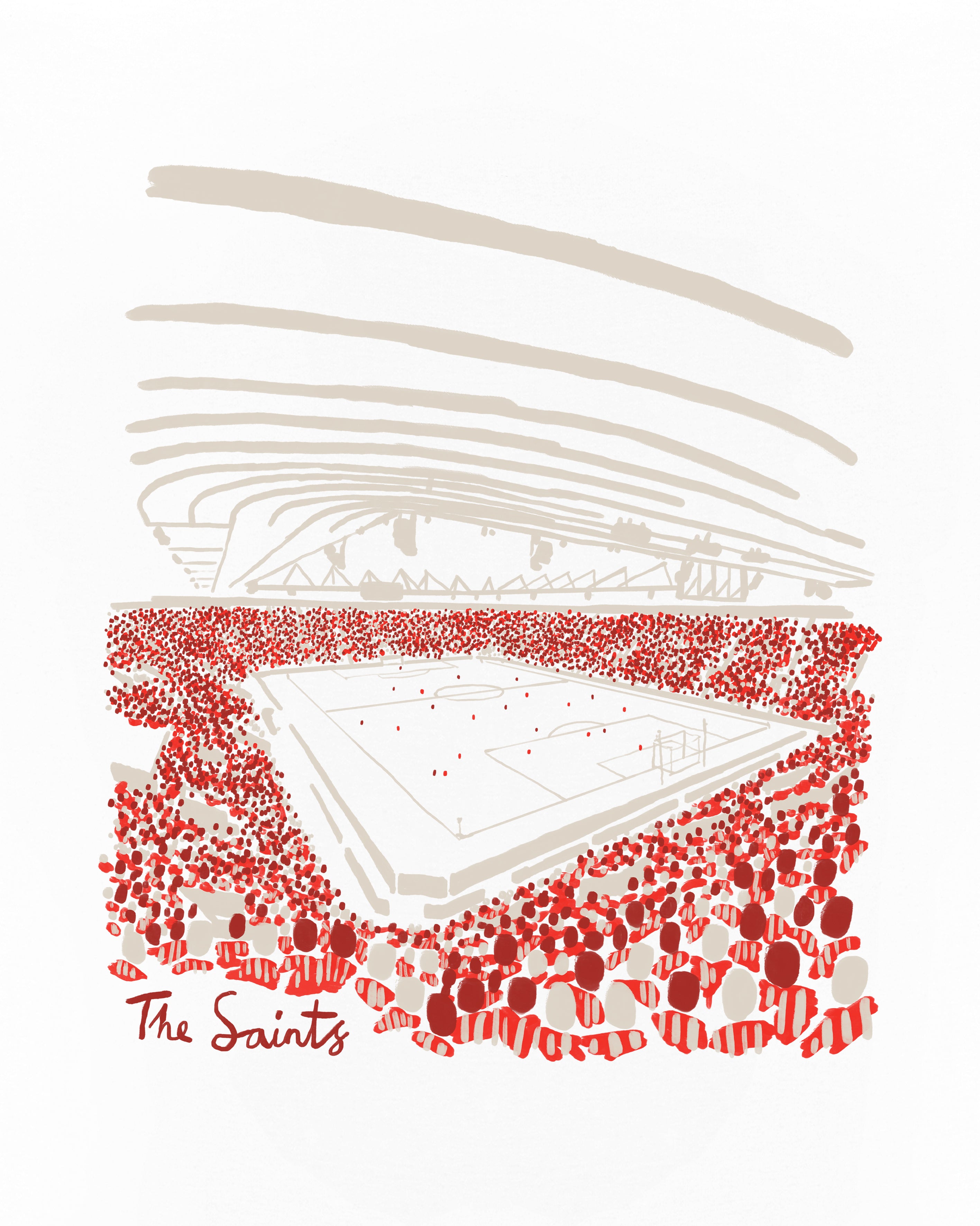 ART OF x Southampton 12th Man Tee | SFC White Graphic Football T-shirt