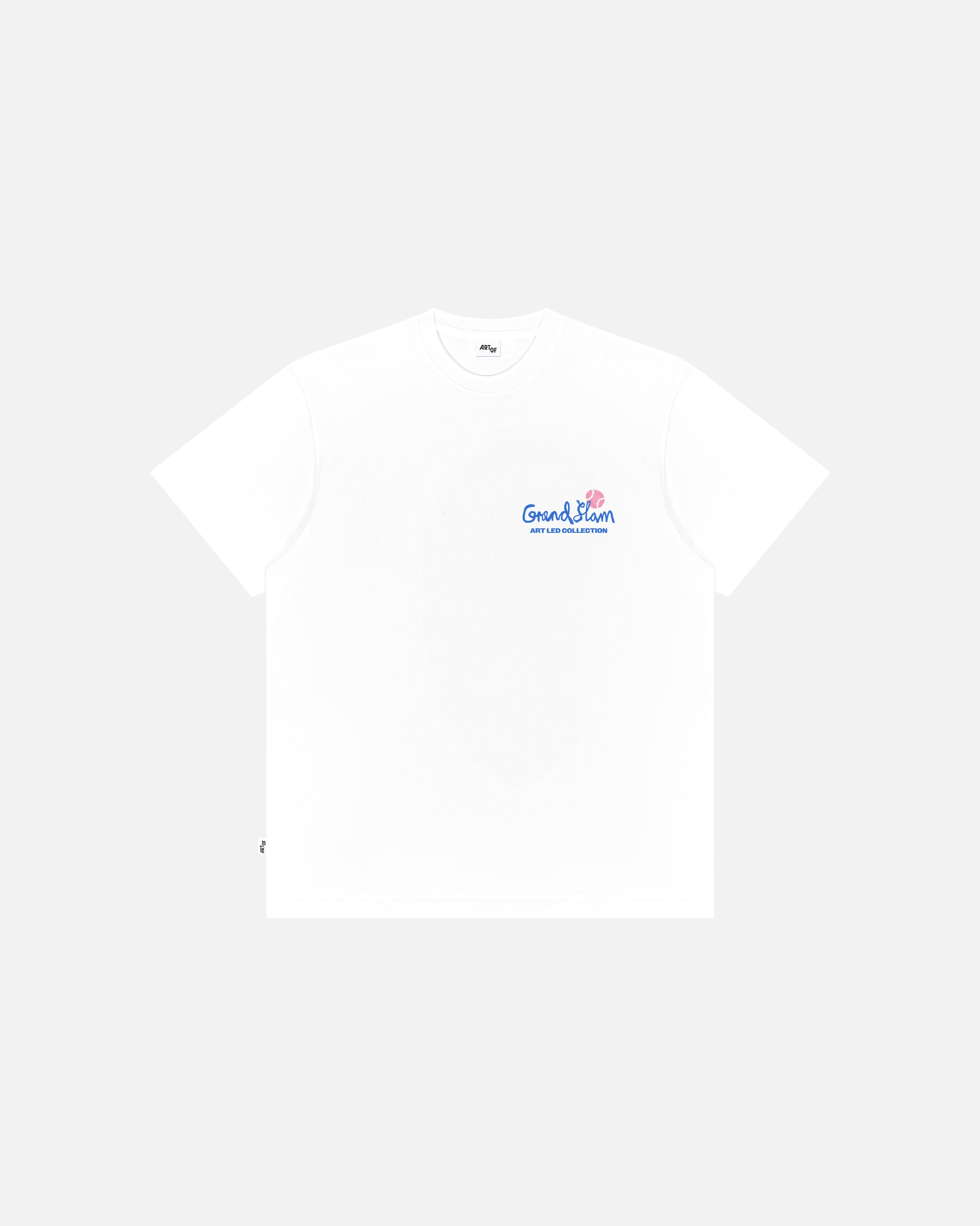 ART OF Grand Slam Sketchbook Tee | White Graphic Tennis T-shirt