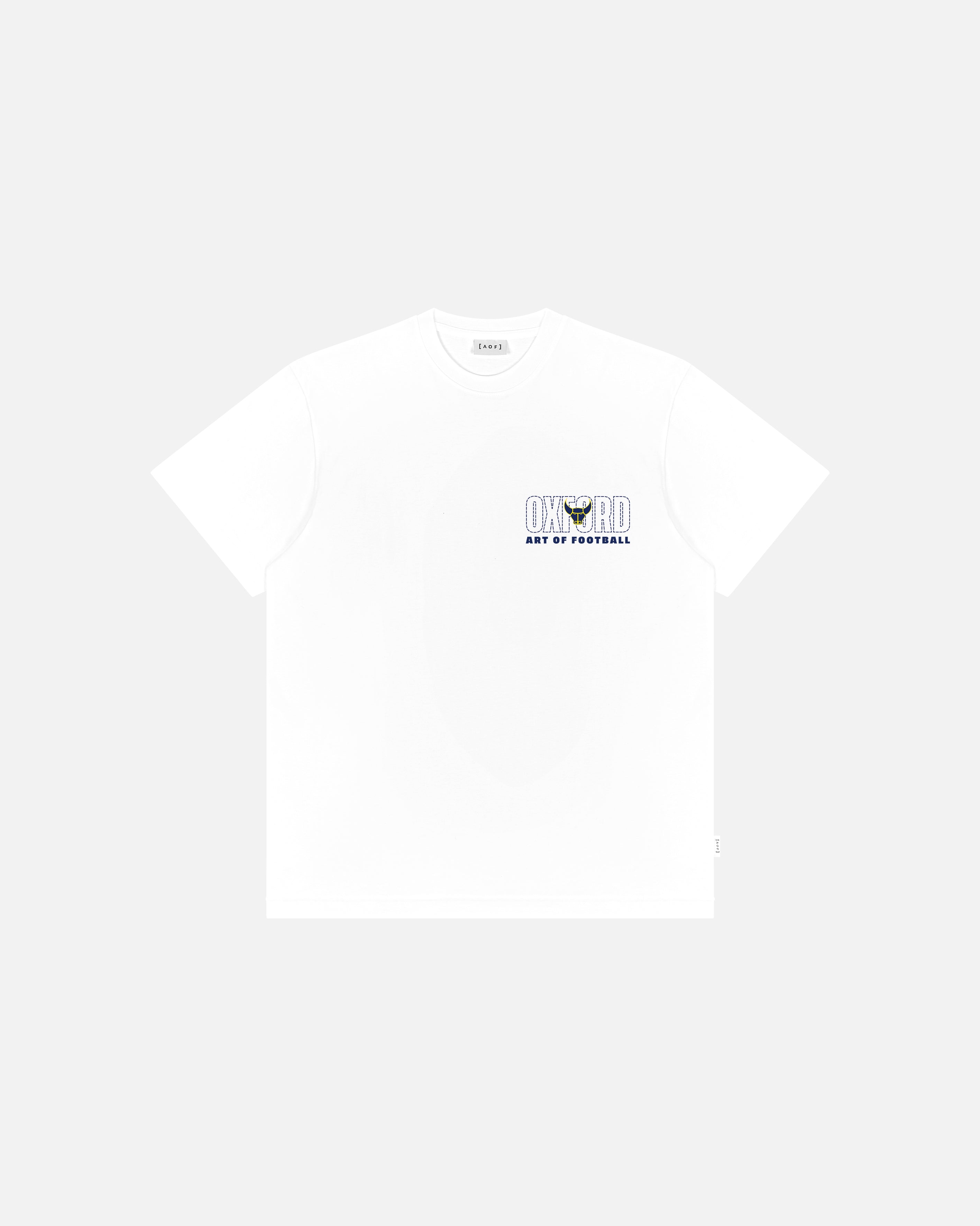 ART OF x Oxford 90s Tee | OUFC White Graphic Football T-shirt