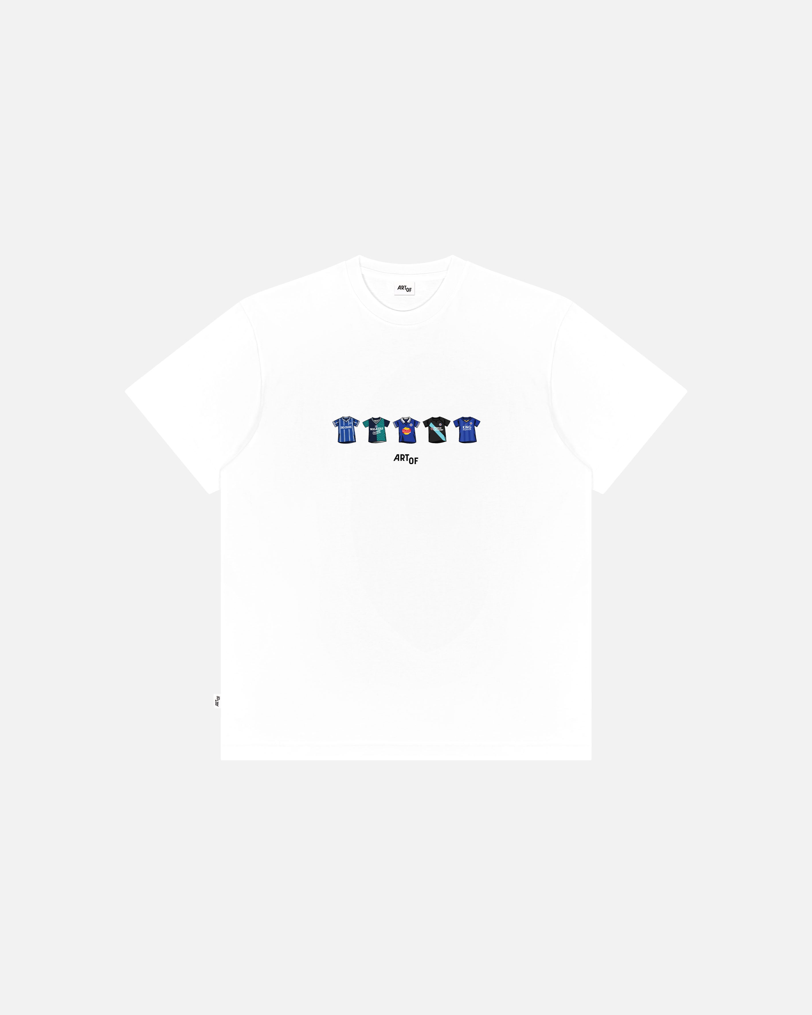 ART OF x Leicester Classics Tee | LCFC White Graphic Football T-shirt