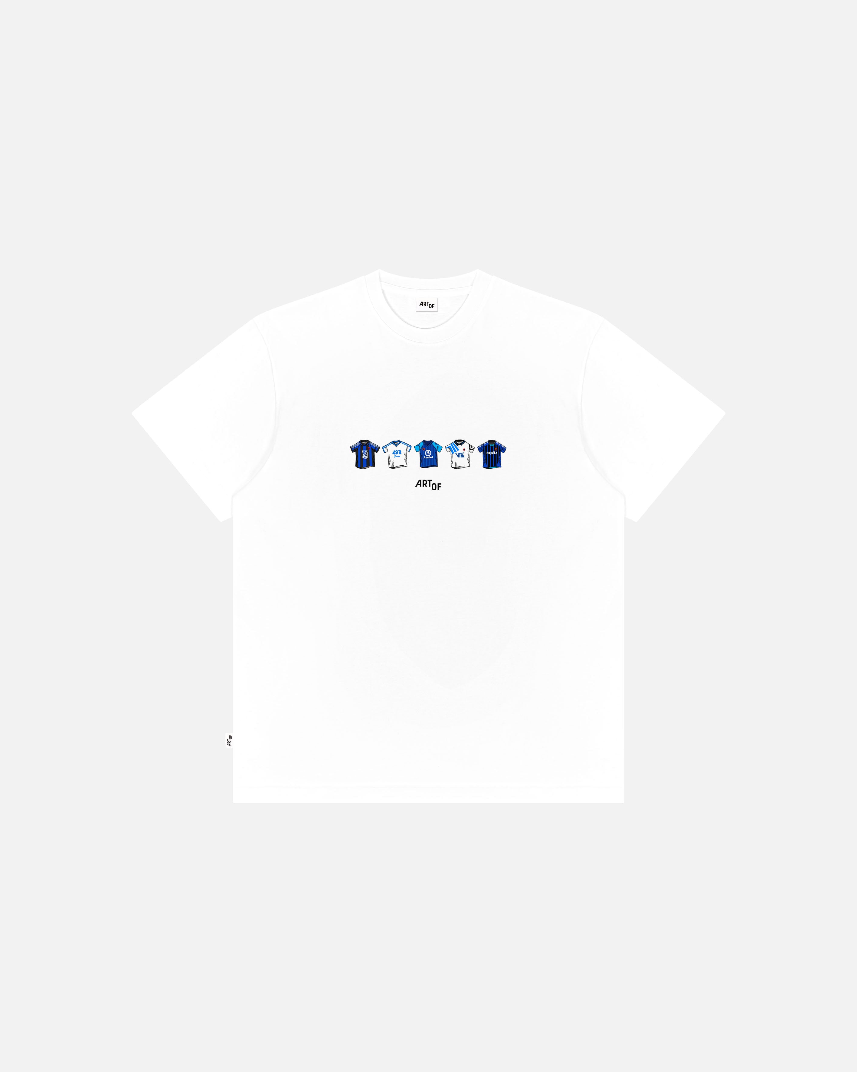 ART OF x Club Brugge Classics Tee | White Graphic Football T-shirt