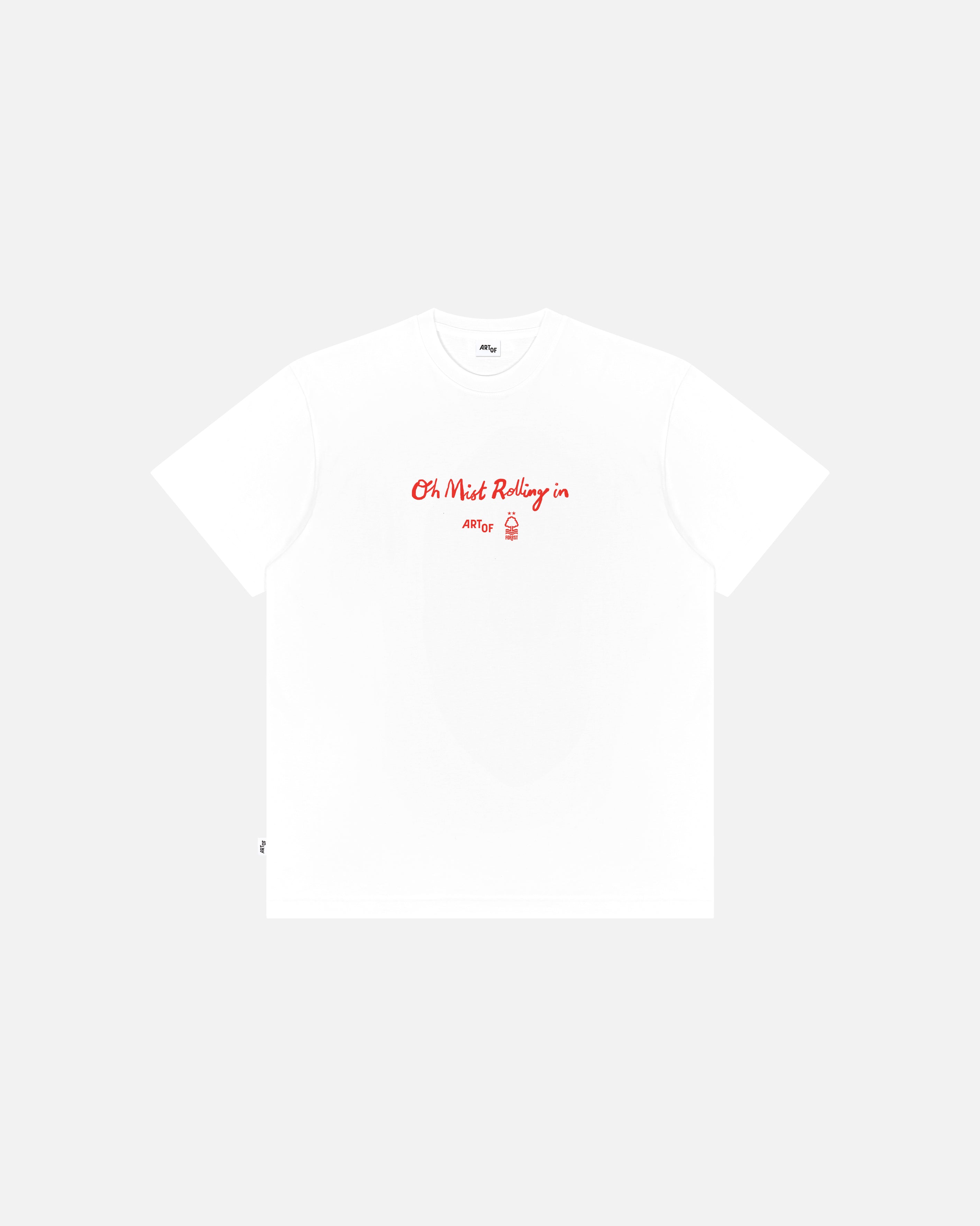 ART OF x Forest 12th Man Tee | NFFC White Graphic Football T-shirt