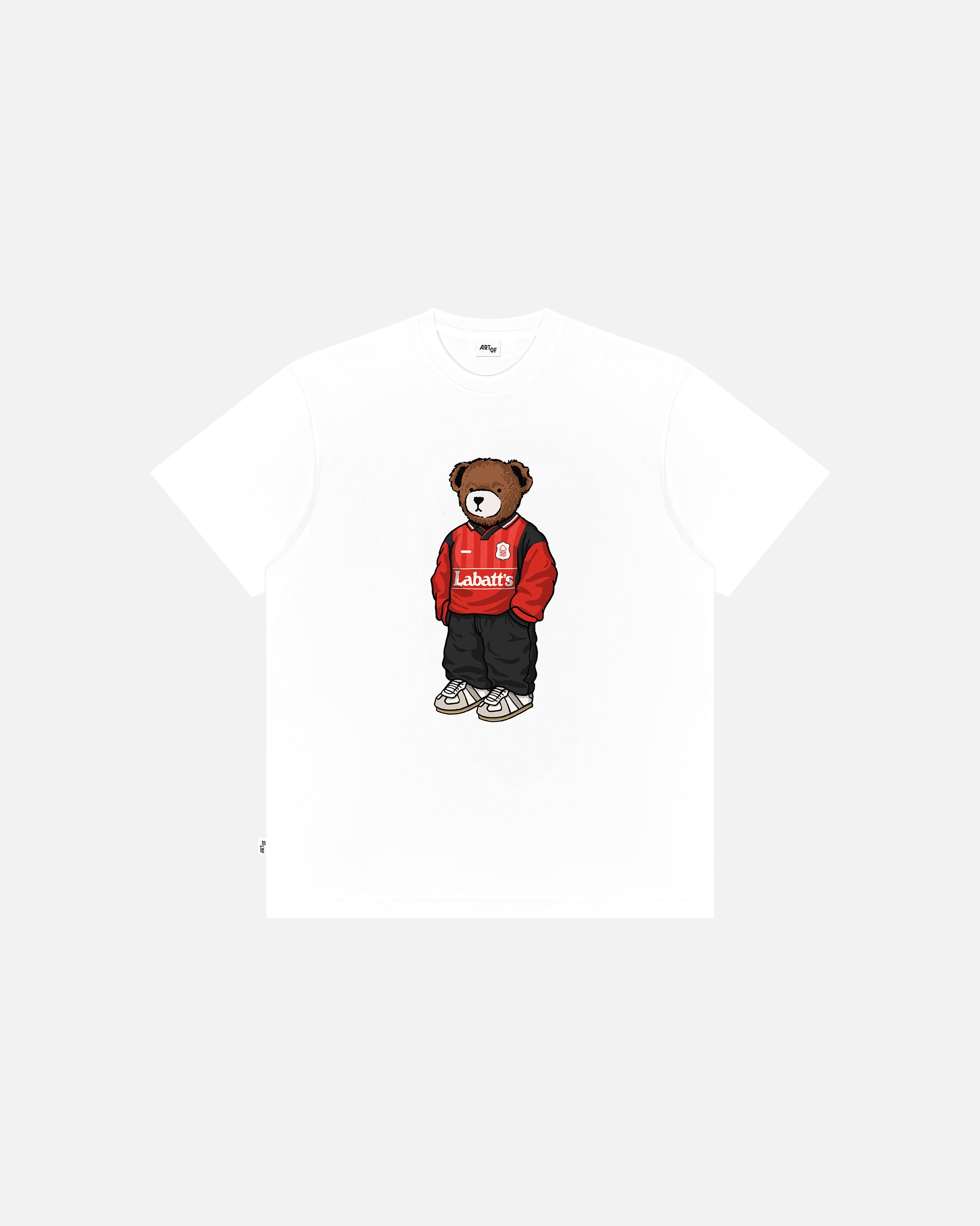 ART OF x Forest Home Pickles Tee | NFFC White Graphic Football T-shirt