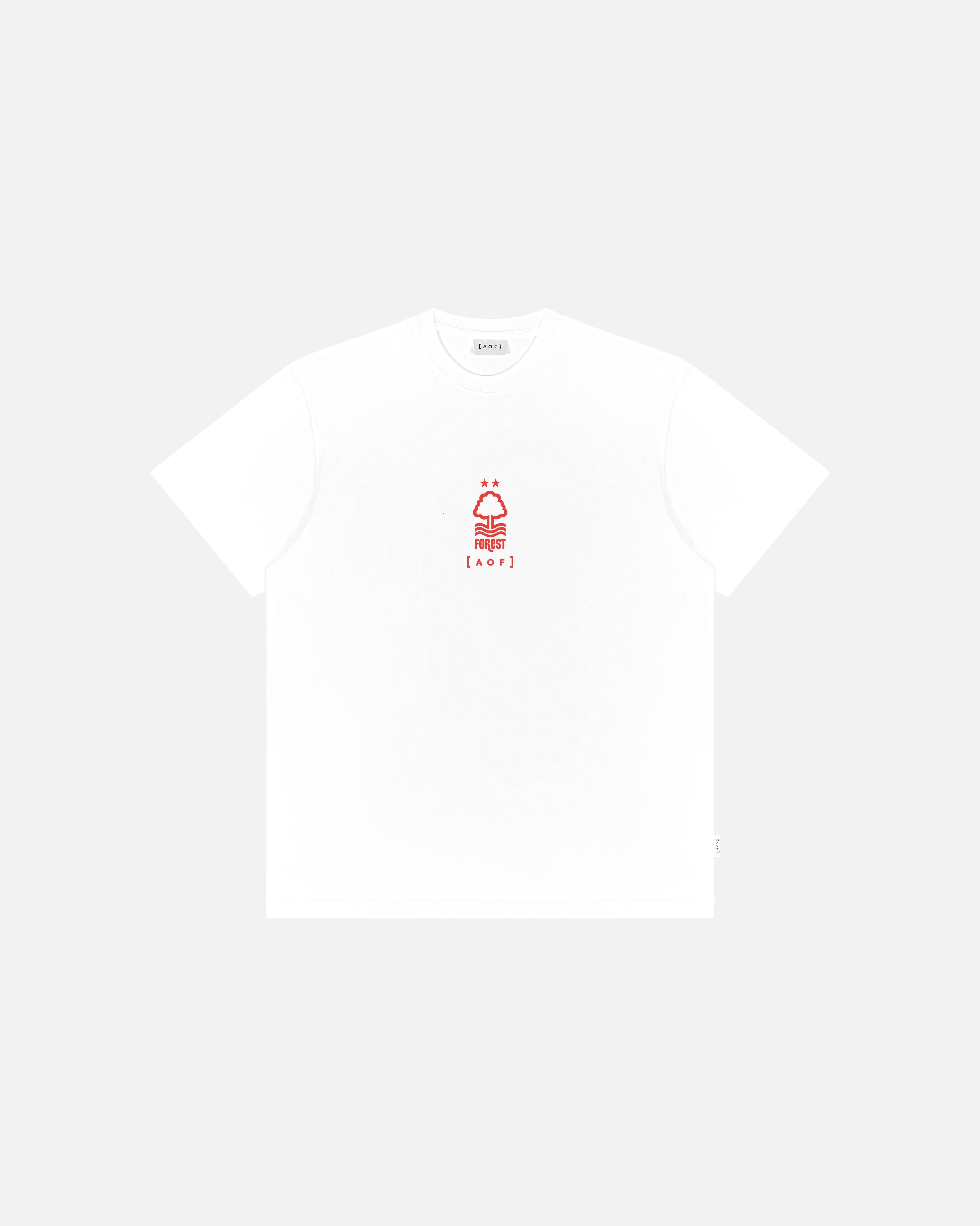 ART OF x Forest Cloughie Tee | NFFC White Graphic Football T-shirt