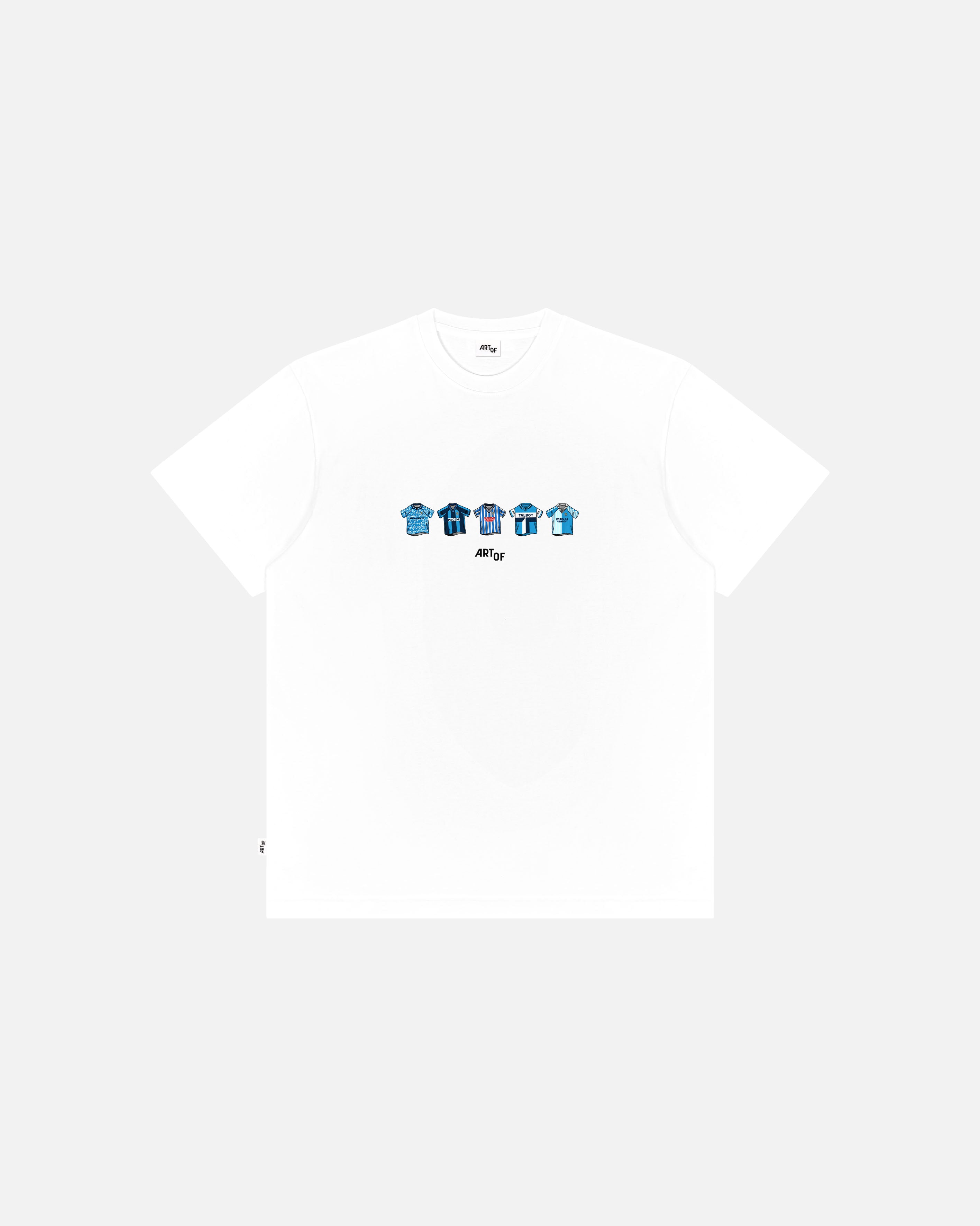ART OF Coventry Printed Classics Tee | White Graphic Football T-shirt