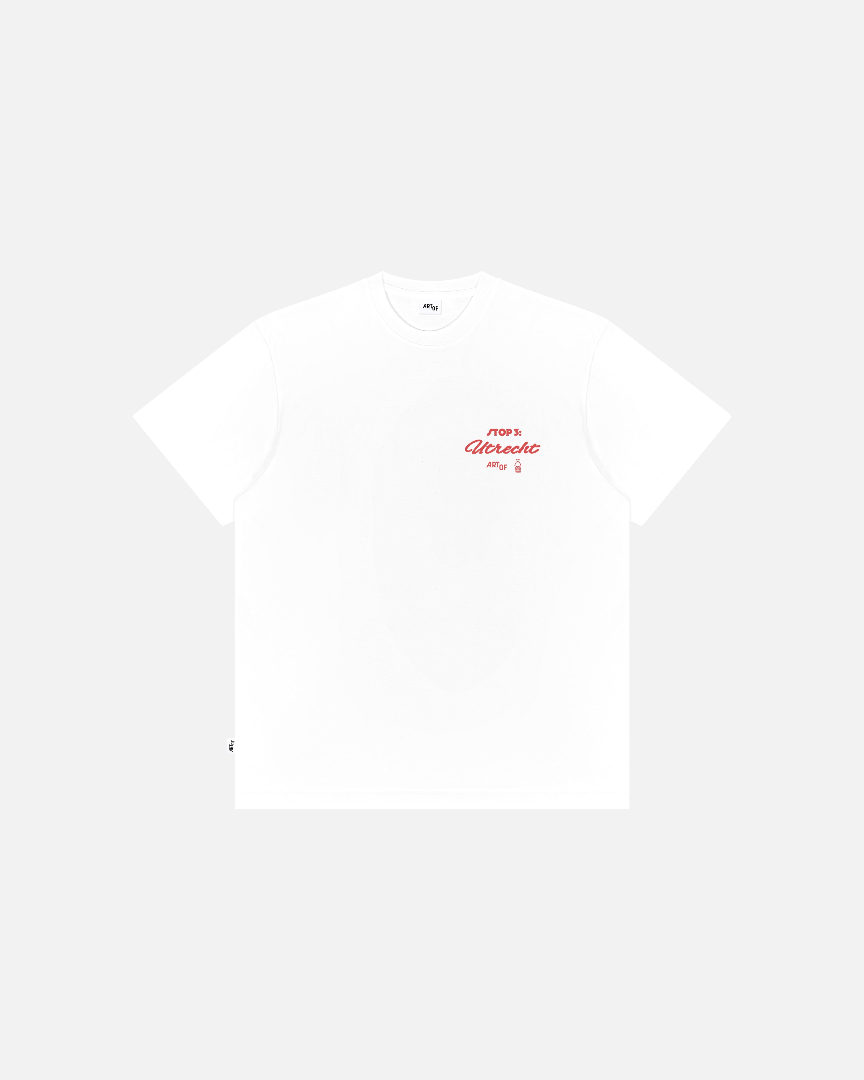 ART OF x Forest In Utrecht Tee | White Graphic Football T-shirt