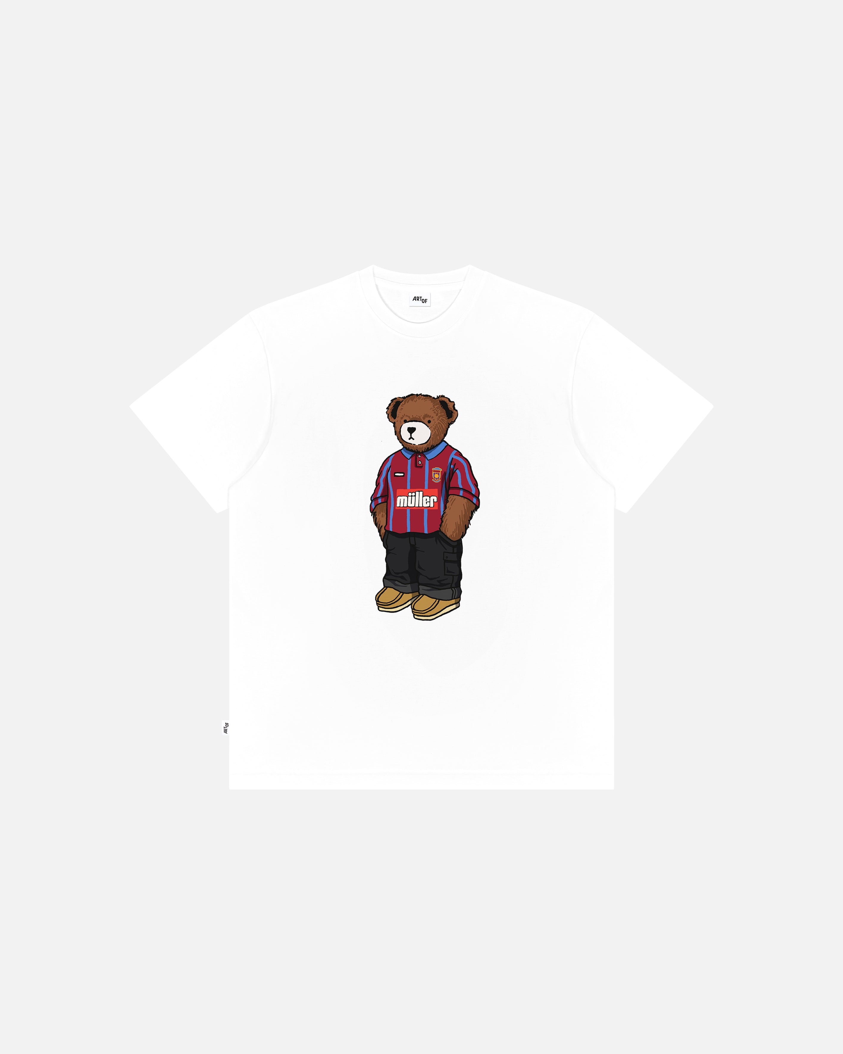 ART OF Aston Villa Home Pickles | AVFC White Graphic Football T-shirt