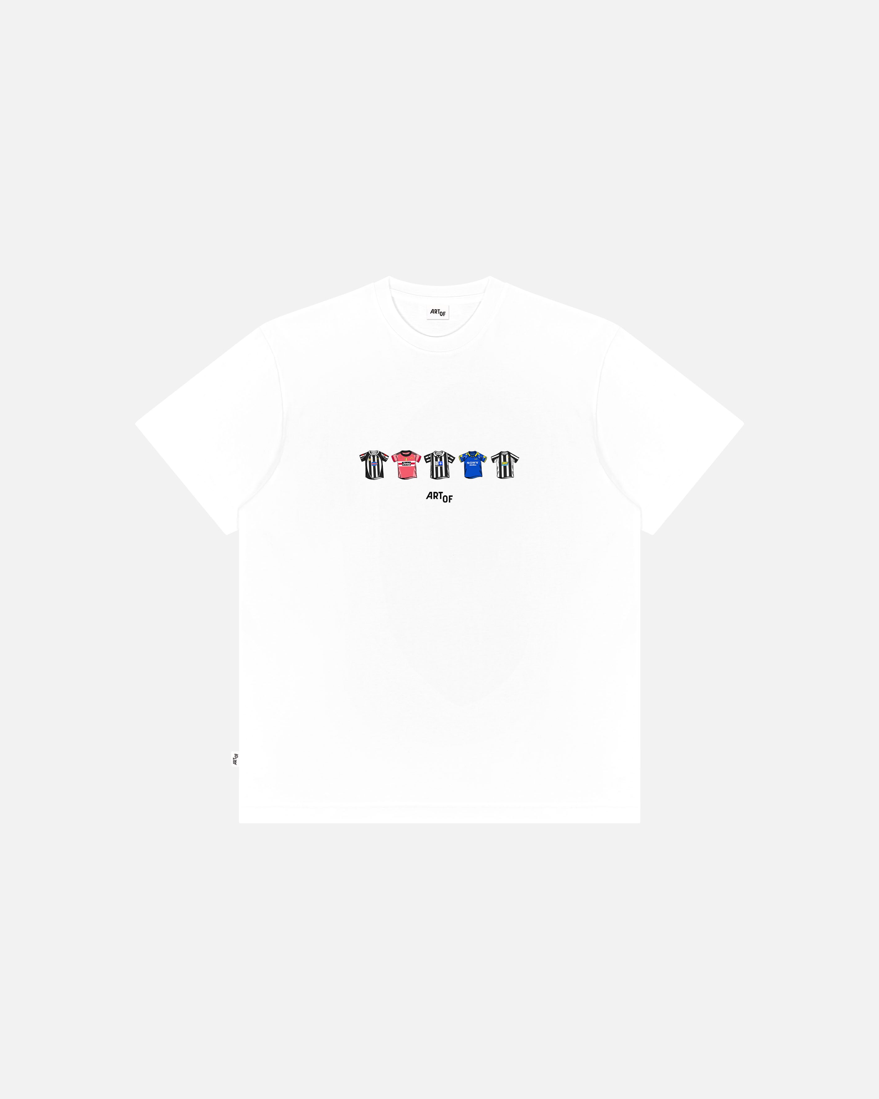 ART OF Juve Printed Classics Tee | White Graphic Football T-shirt