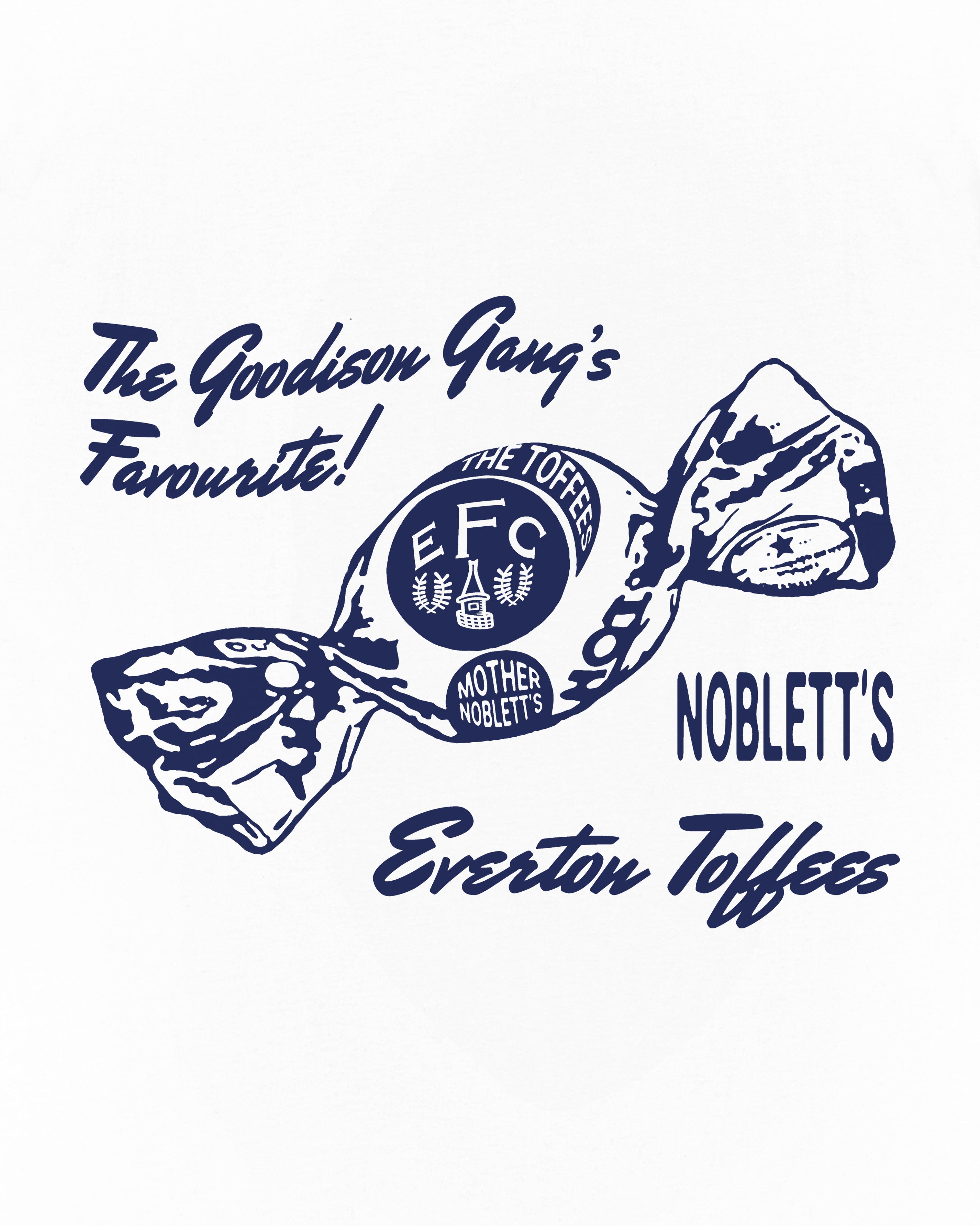 ART OF x Everton Mother Noblett's | EFC White Graphic Football T-shirt