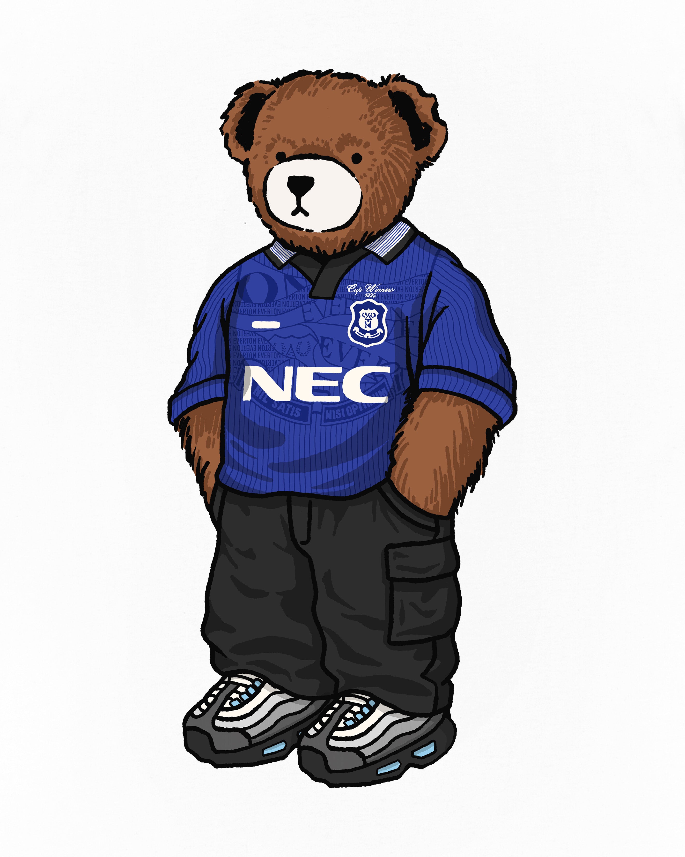 ART OF x Everton Home Pickles Tee | EFC White Graphic Football T-shirt