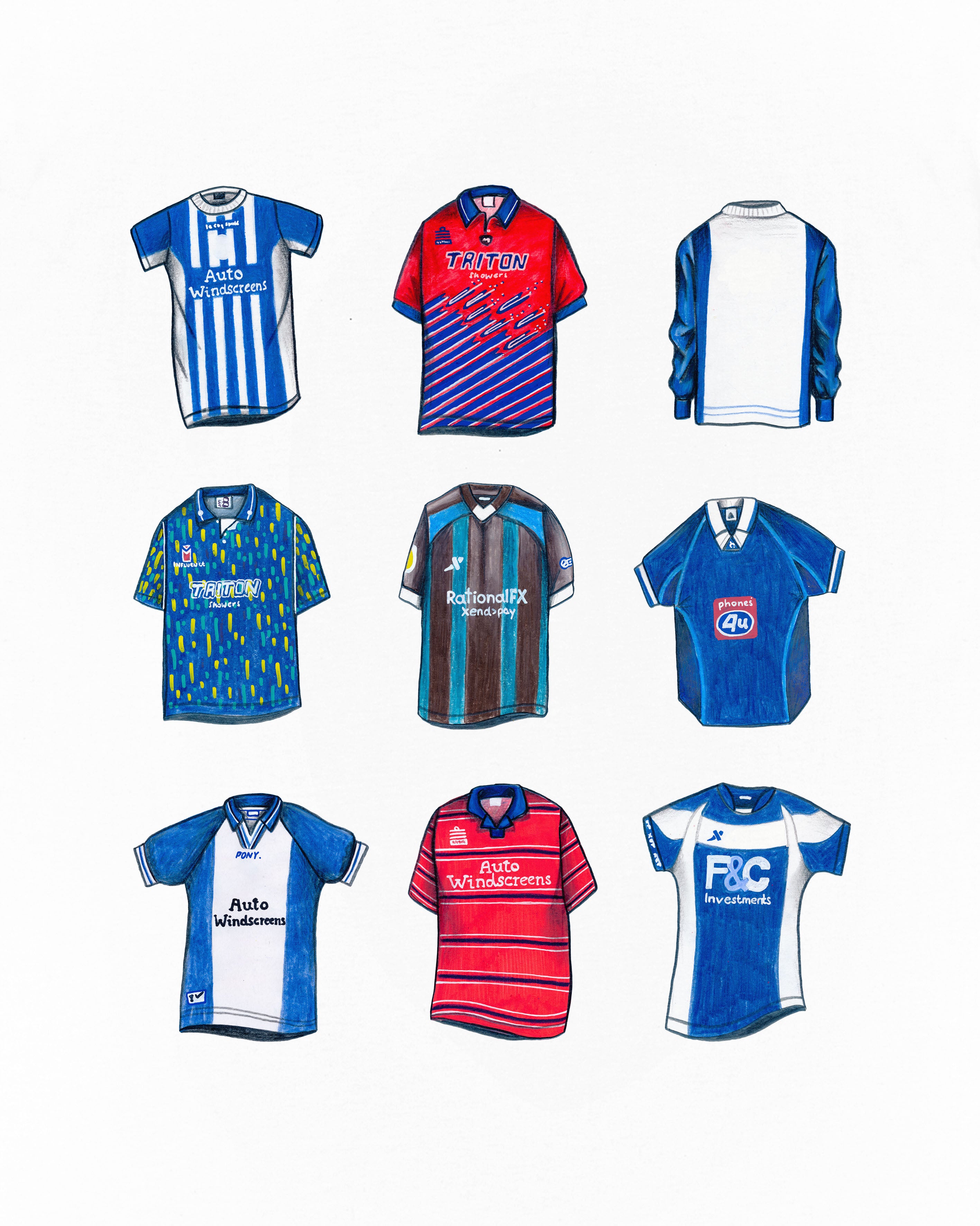 ART OF Birmingham Classics Framed Print | BCFC Football Wall Art