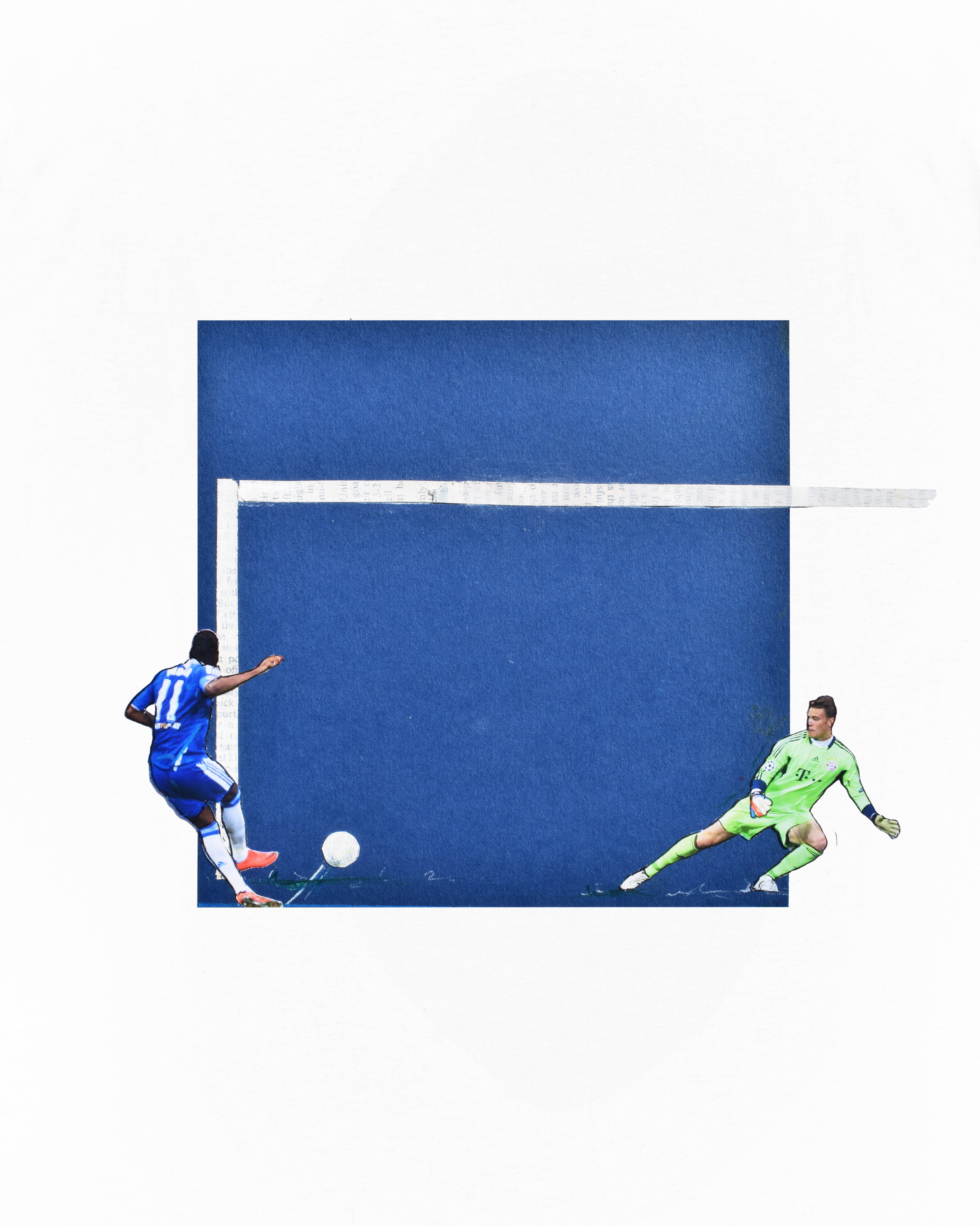 ART OF Chelsea He's Done it! Framed Print | CFC Football Wall Art