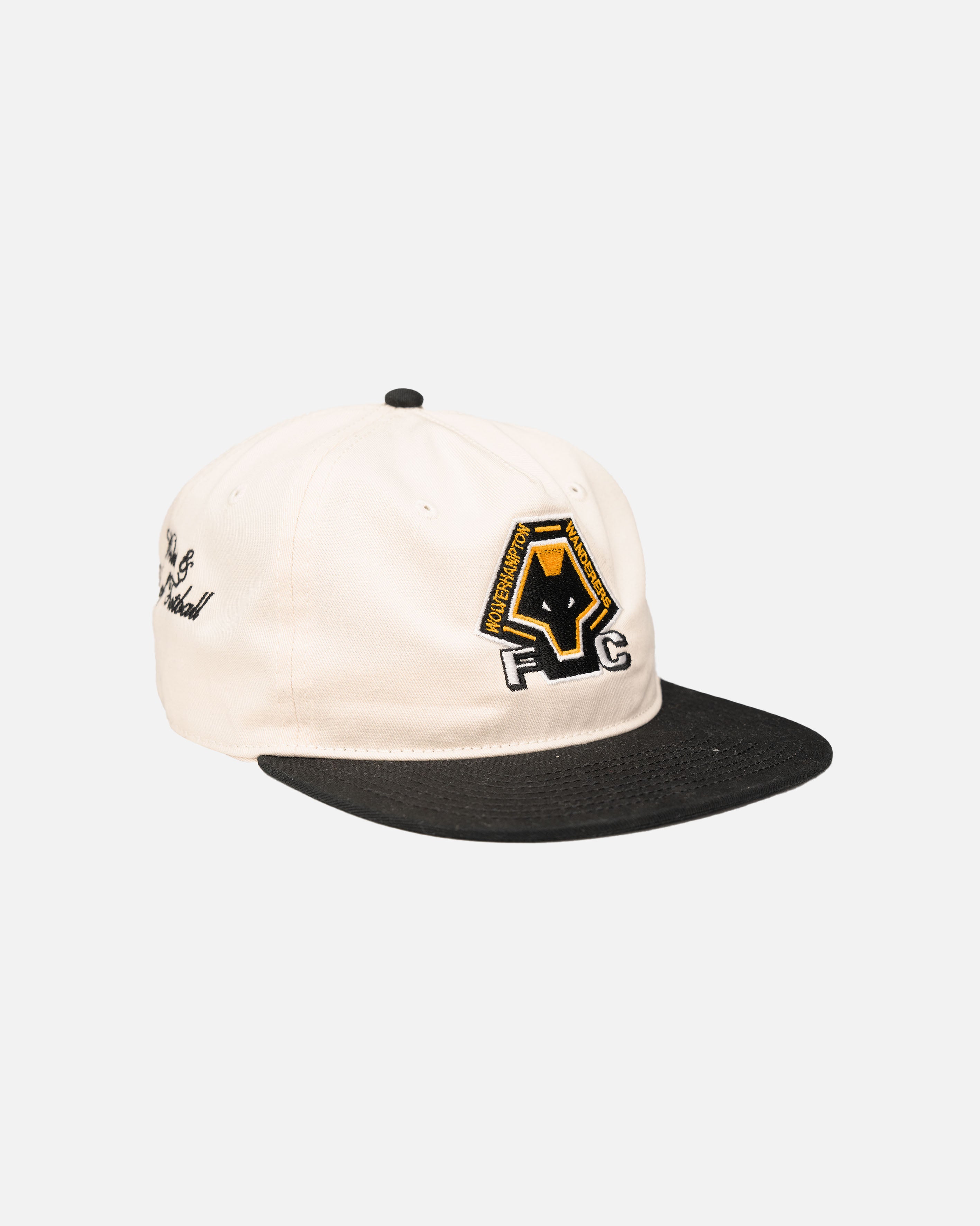 ART OF x Wolves Two Tone Cap | Embroidered White & Black Football Hat