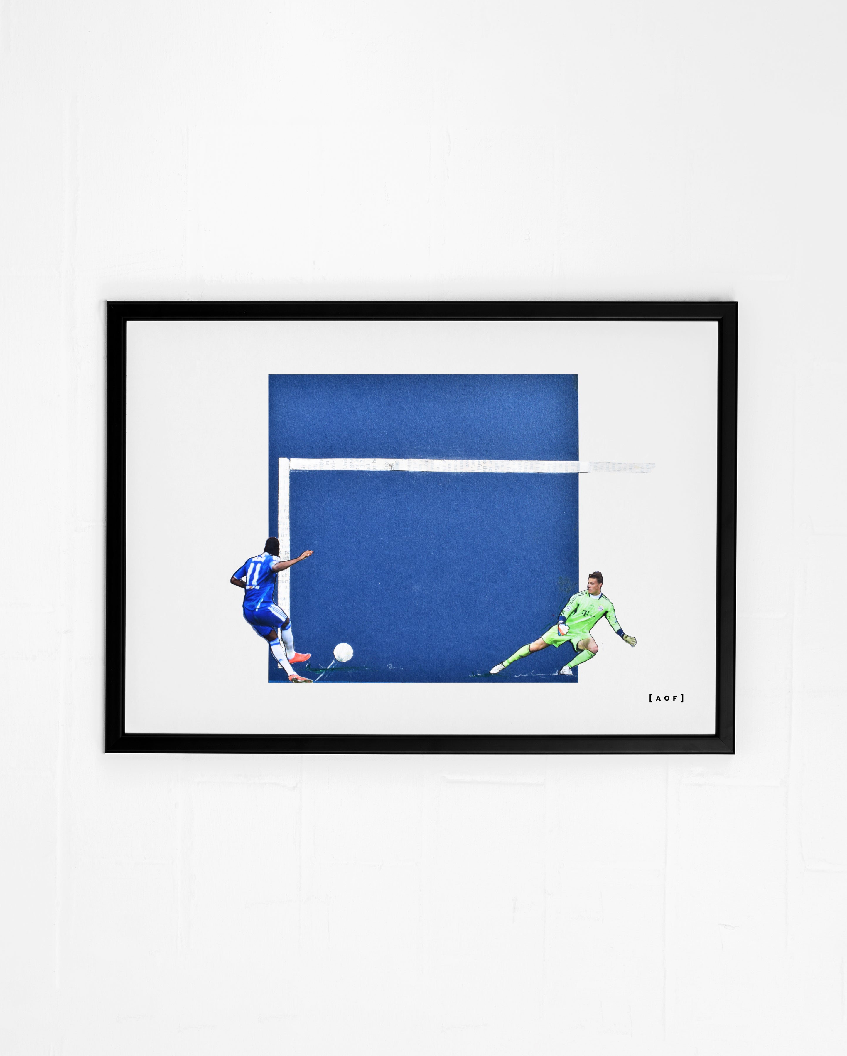 ART OF Chelsea He's Done it! Framed Print | CFC Football Wall Art