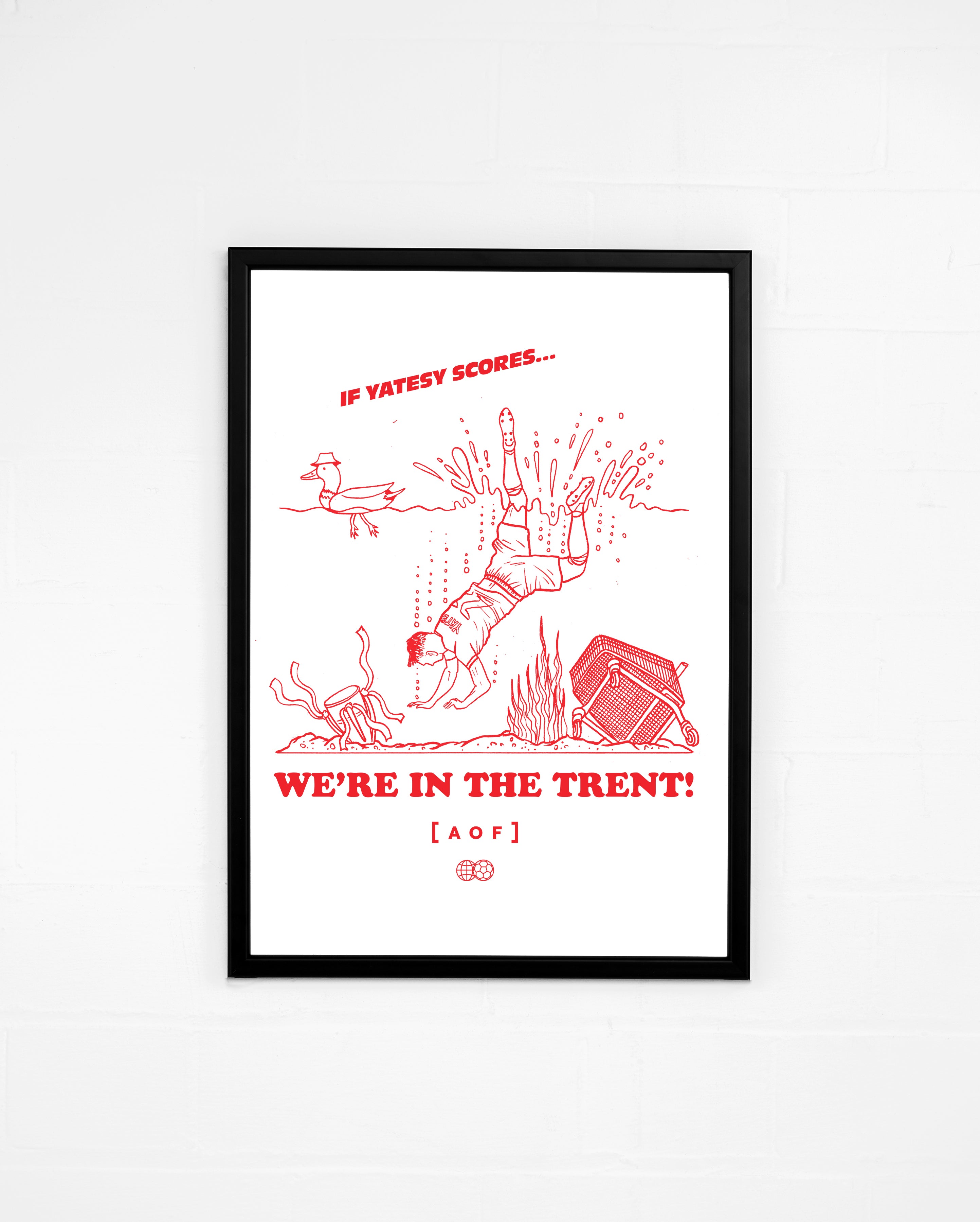 ART OF x Forest Yatesy Scores Framed Print | NFFC Football Wall Art