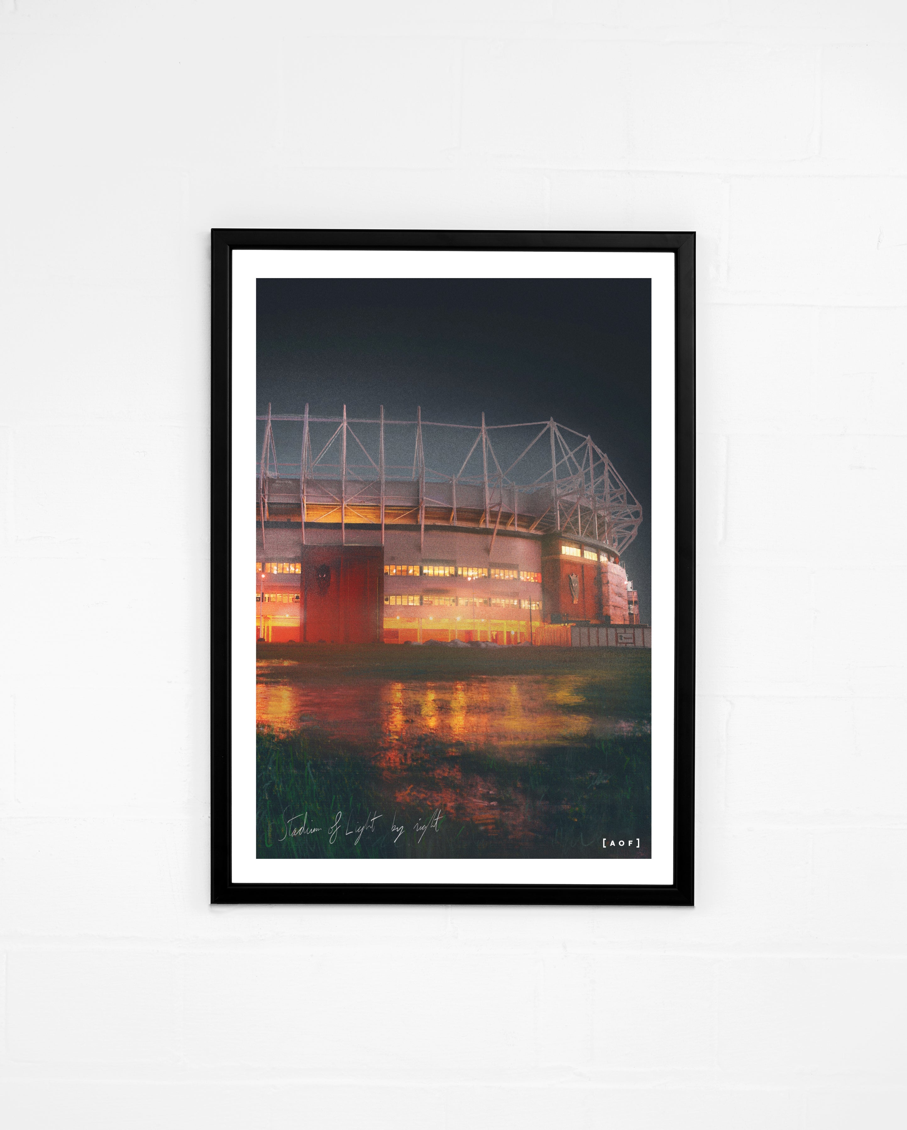 ART OF Sunderland Stadium of Light by Night Print | SAFC Football Art