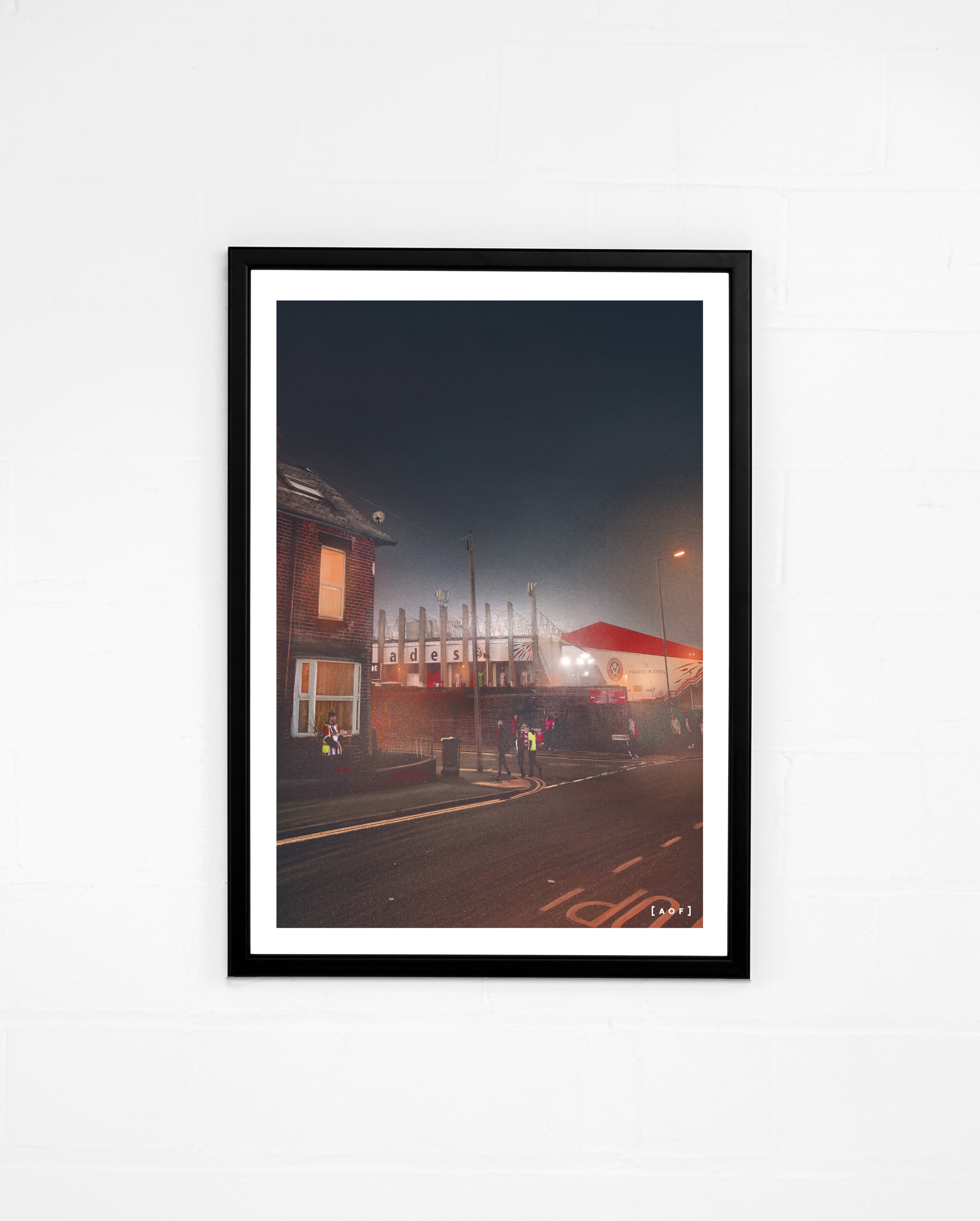 ART OF x Sheffield United Bramall Lane by Night Print | Football Art
