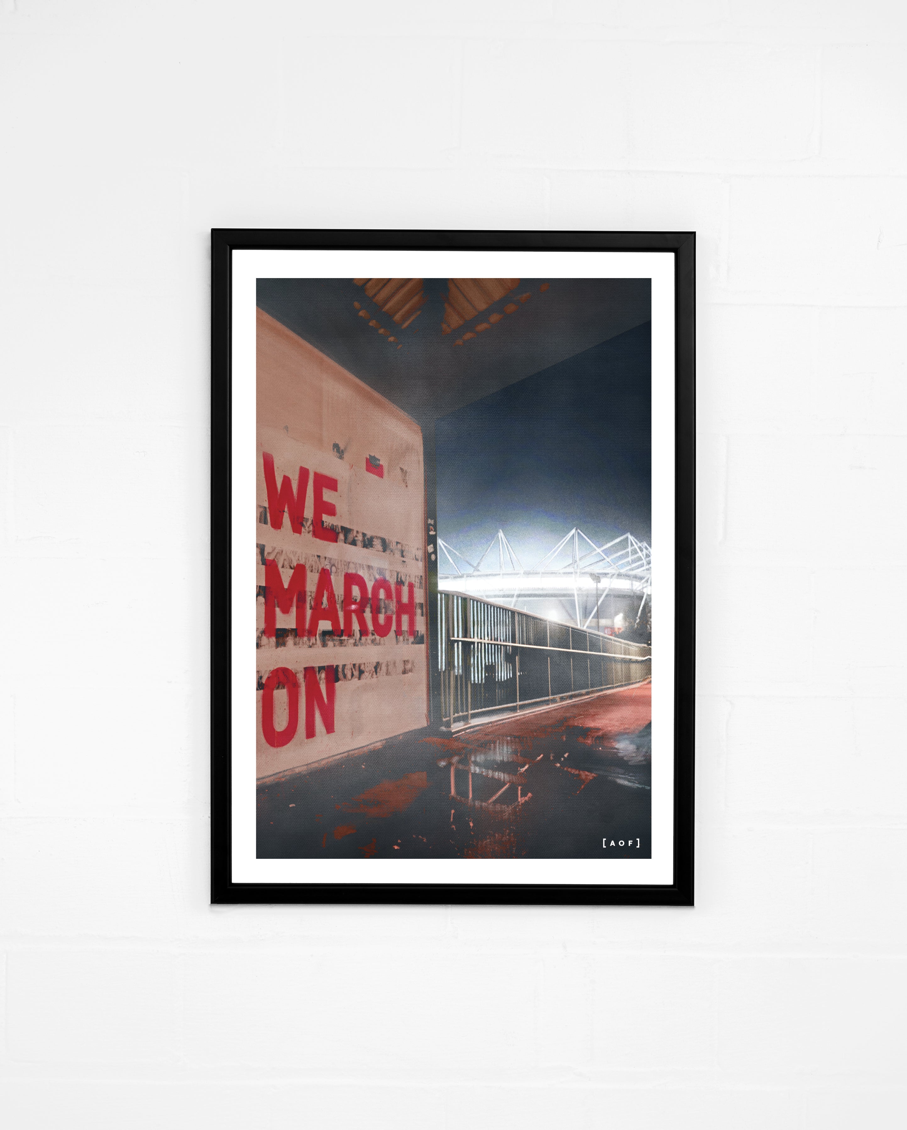 ART OF x Southampton St Mary's by Night Print | SFC Football Wall Art