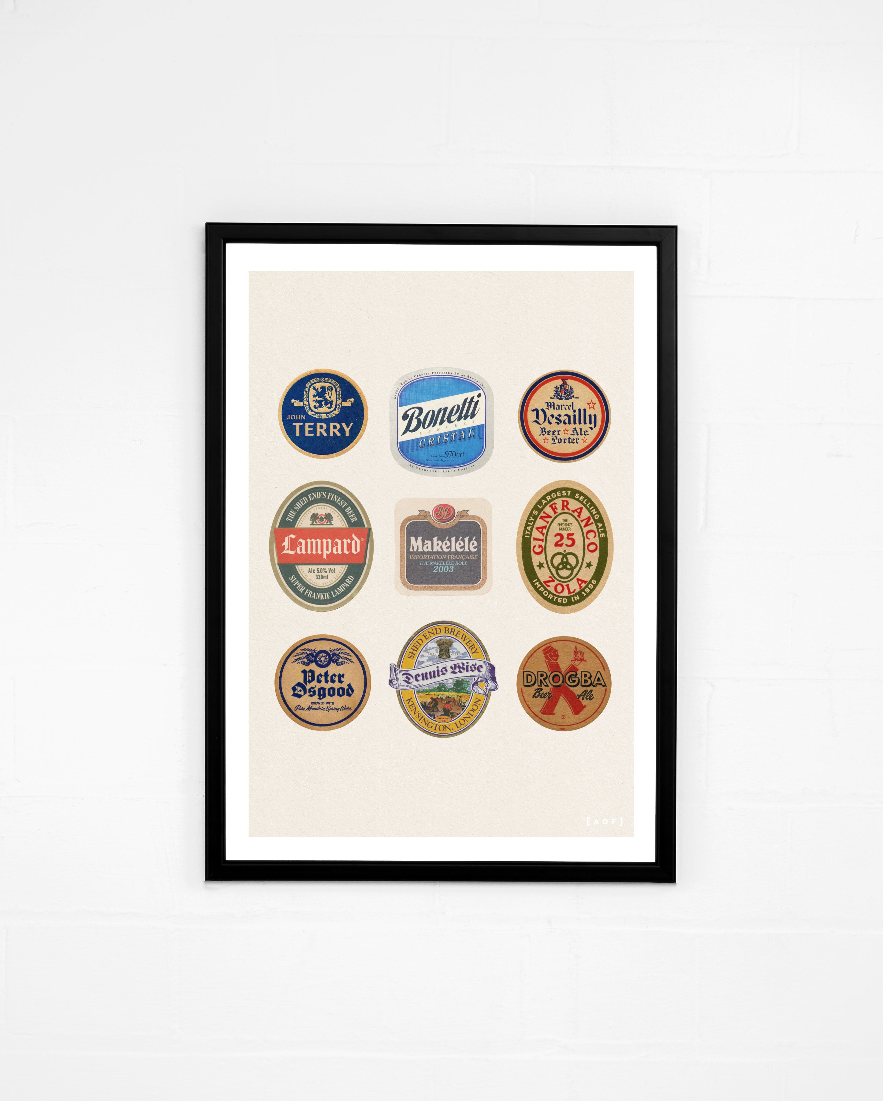 ART OF Brewed At The Bridge Framed Print | CFC Football Wall Art