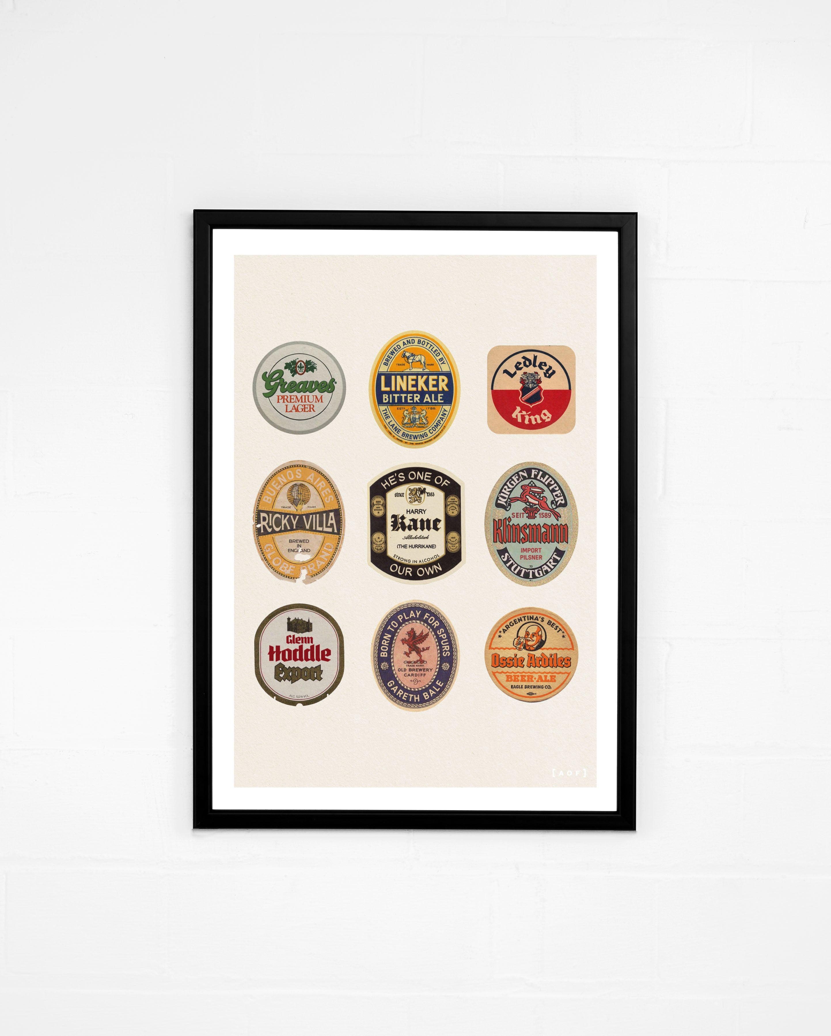 ART OF Spurs Brewed At The Lane Framed Print | THFC Football Art