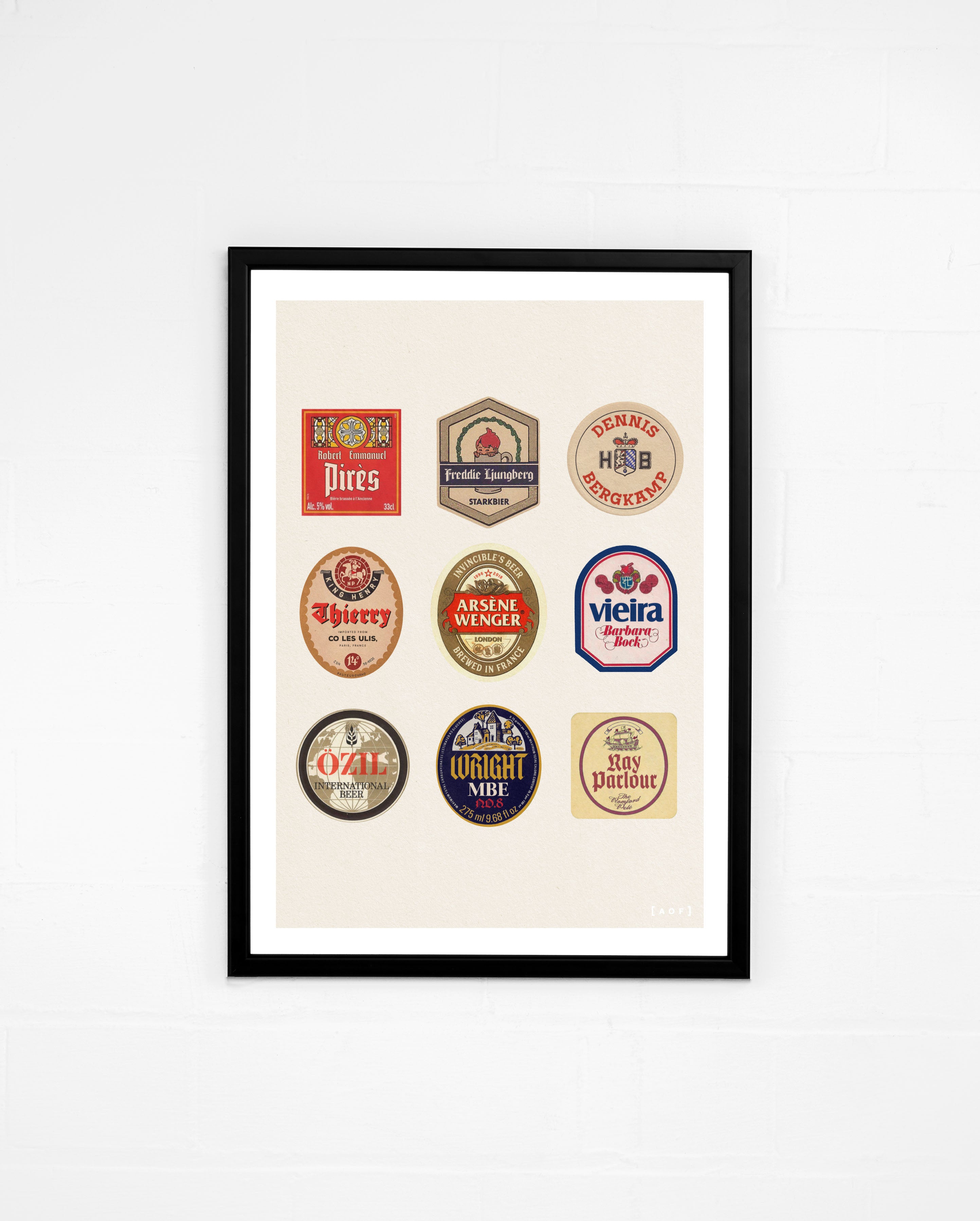 ART OF AFC Brewed At The Home of Football Print | Football Wall Art