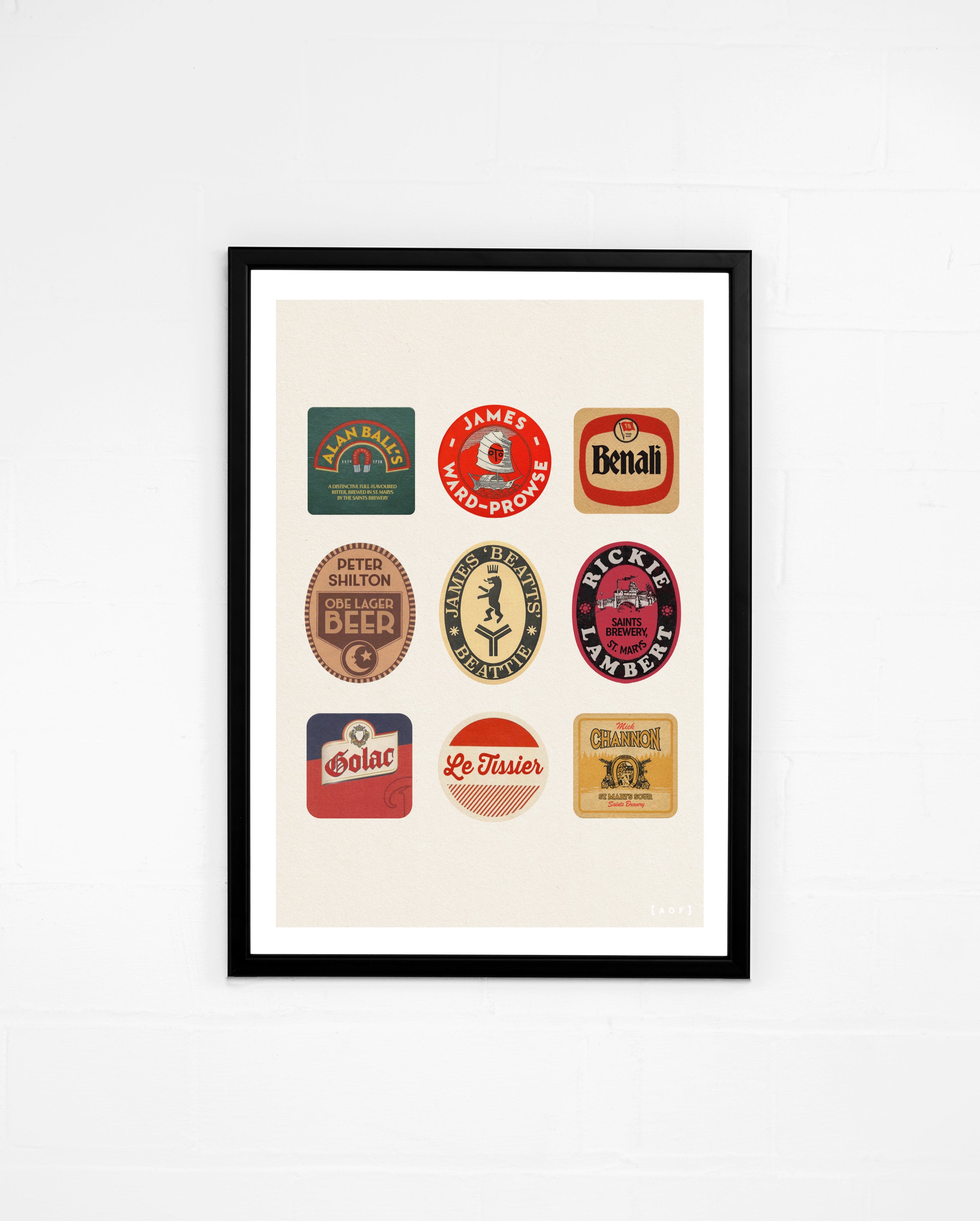 ART OF x Southampton Saints Brewery Framed Print | SFC Football Art