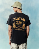 ART OF Zlatan Tee | MUFC Black Graphic Football T-shirt