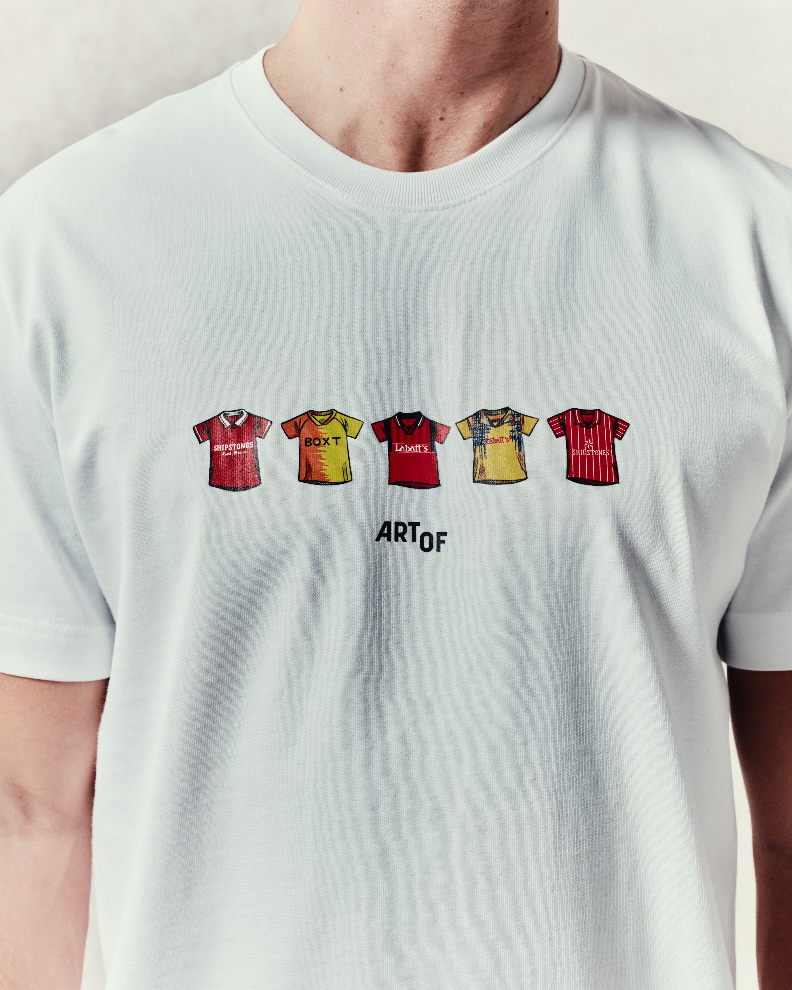 ART OF x Forest Classics Tee | NFFC White Graphic Football T-shirt