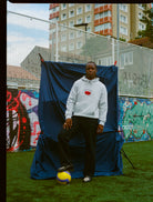 ART OF United Stadium Hoodie | MUFC Grey Embroidered Football Sweat