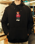 ART OF x Forest Pickles Hoodie | NFFC Black Embroidered Football Sweat