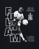 ART OF x Fulham Saha Tee | FFC Black Graphic Football Player T-shirt