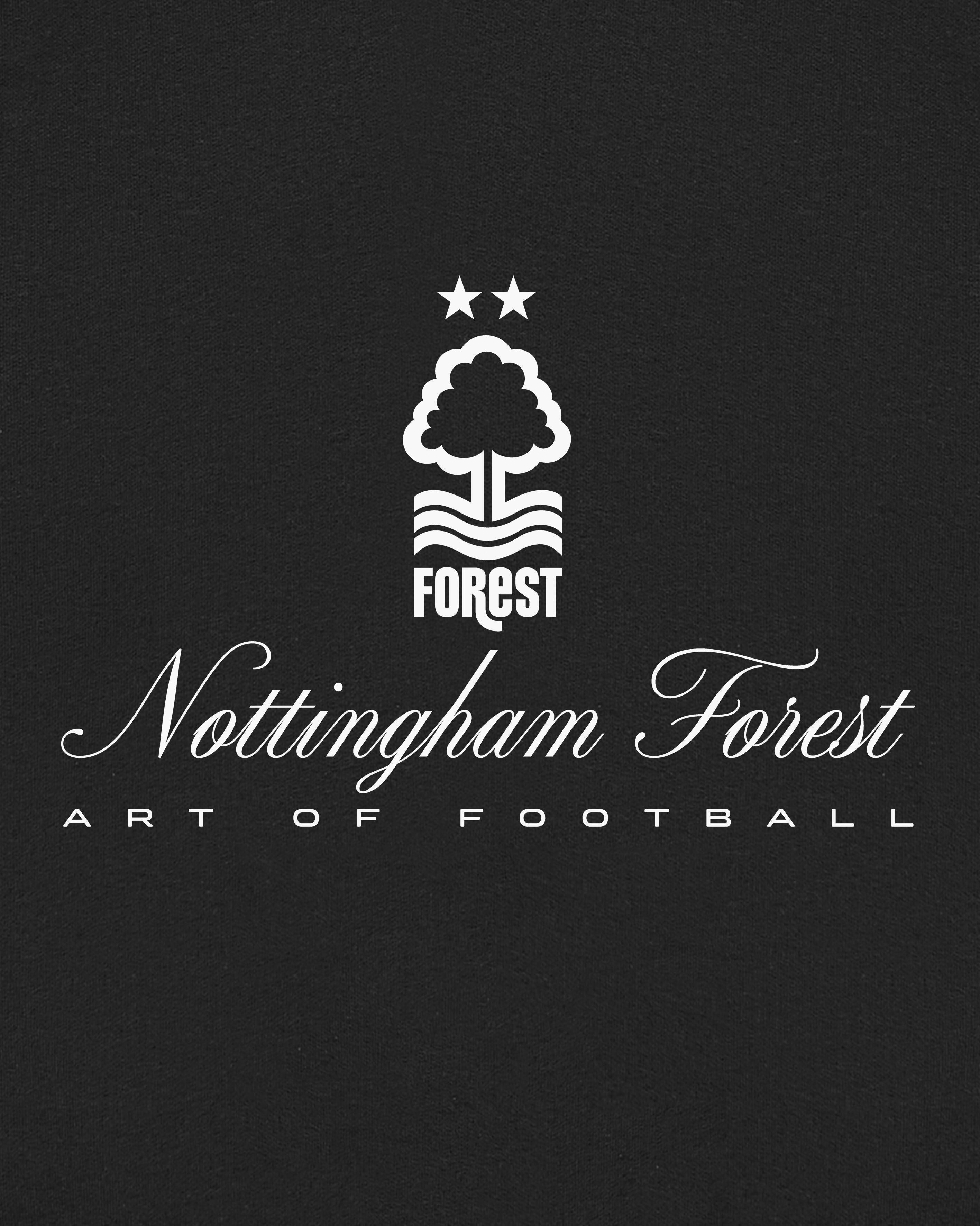 ART OF x Forest Heritage Hoodie | NFFC Black Printed Football Sweat
