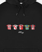 ART OF Southampton Embroidered Classics Black Hoodie | Football Sweat