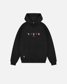 ART OF x Fulham Embroidered Classics Black Hoodie | FFC Football Sweat