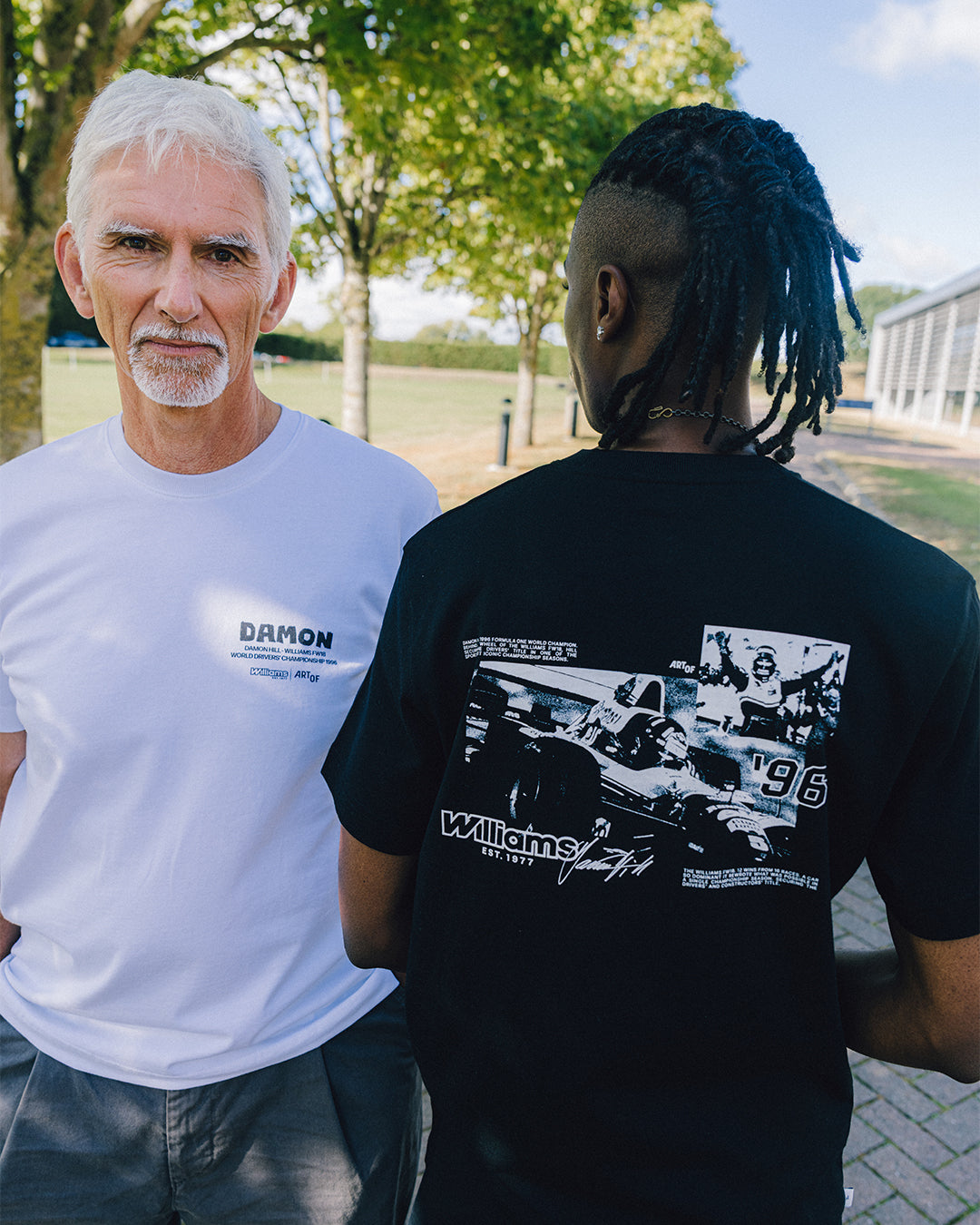 ART OF x Atlassian Williams | Damon Hill Drivers Tee | Racing T-shirt